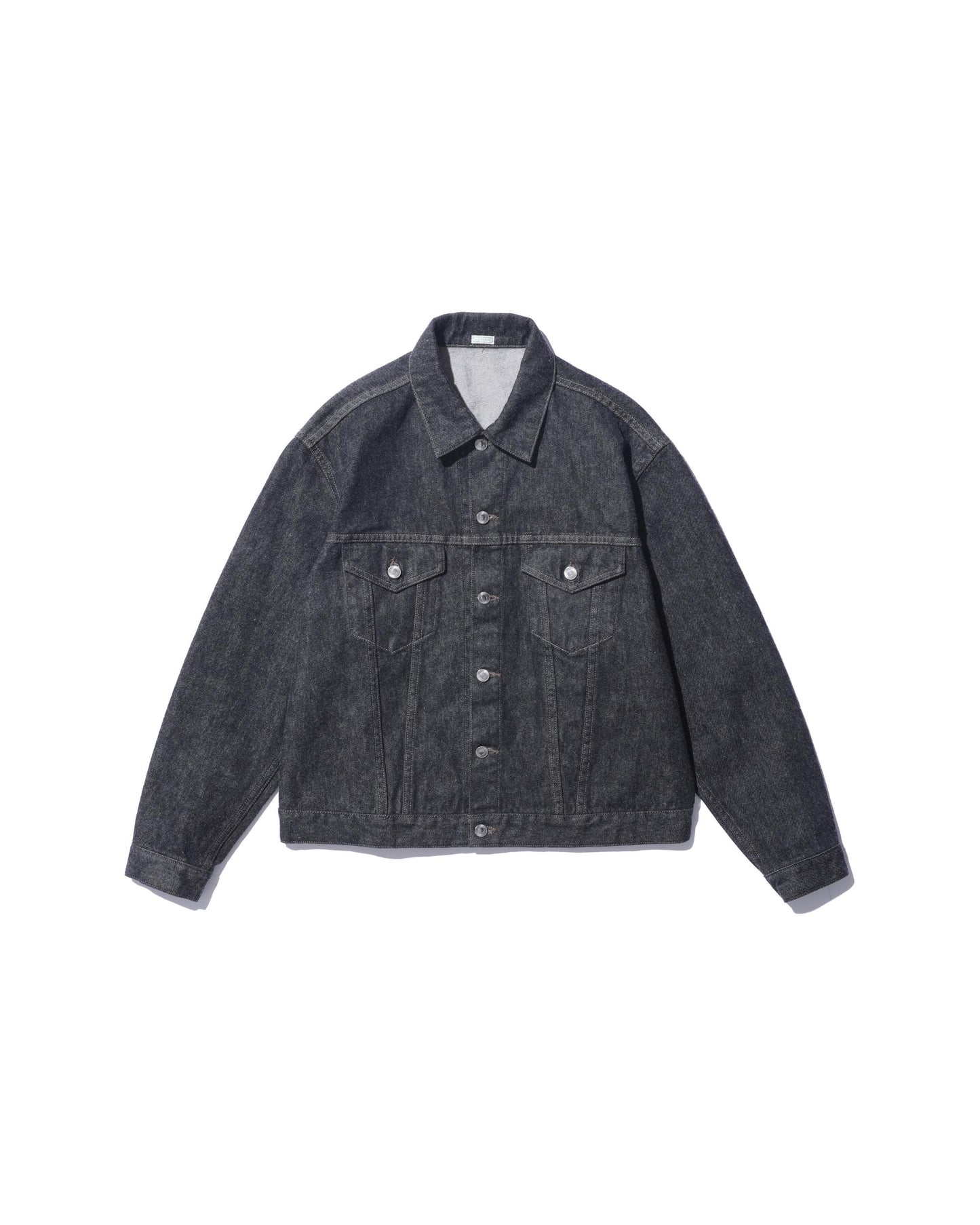 Black Denim Trucker Jacket BLACK