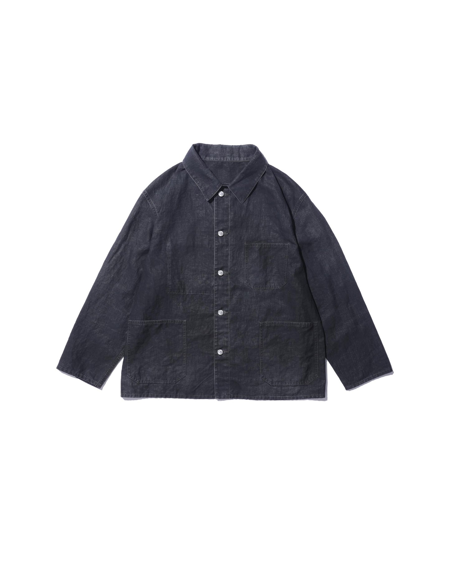 Vintage Black Linen Coverall
