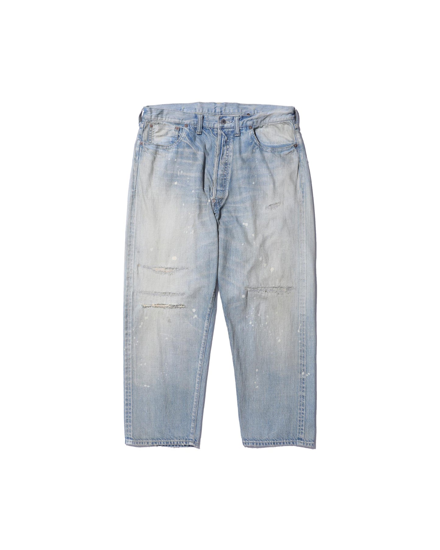 No.37 Washed Wide Denim Pants