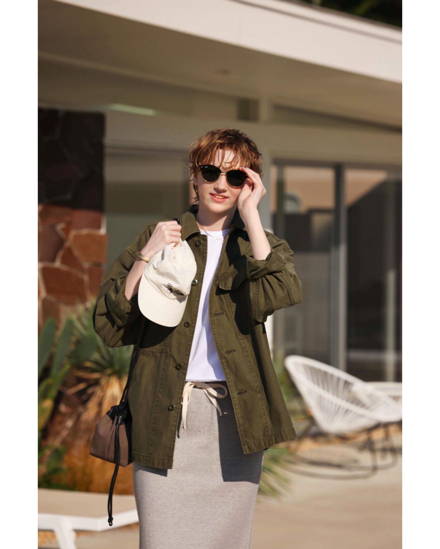 VINTAGE BACK SATIN SHIRT JACKET