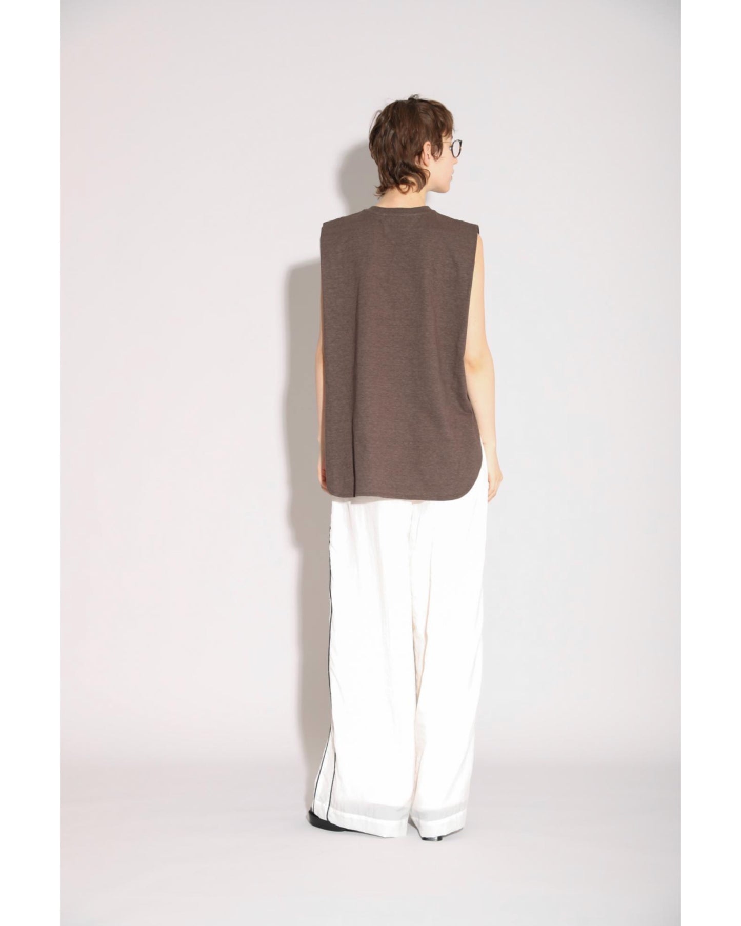 VINTAGE HEATHERED COTTON TOP