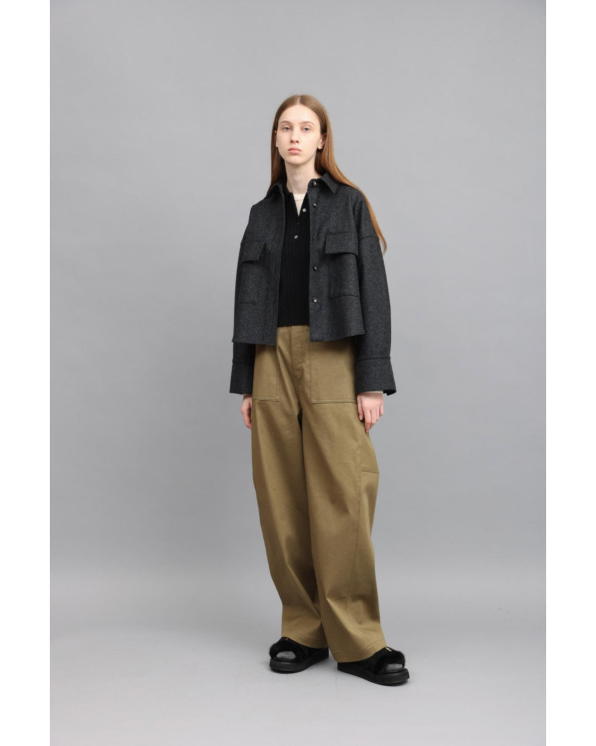 H.COUNT FLANNEL SHIRT JACKET