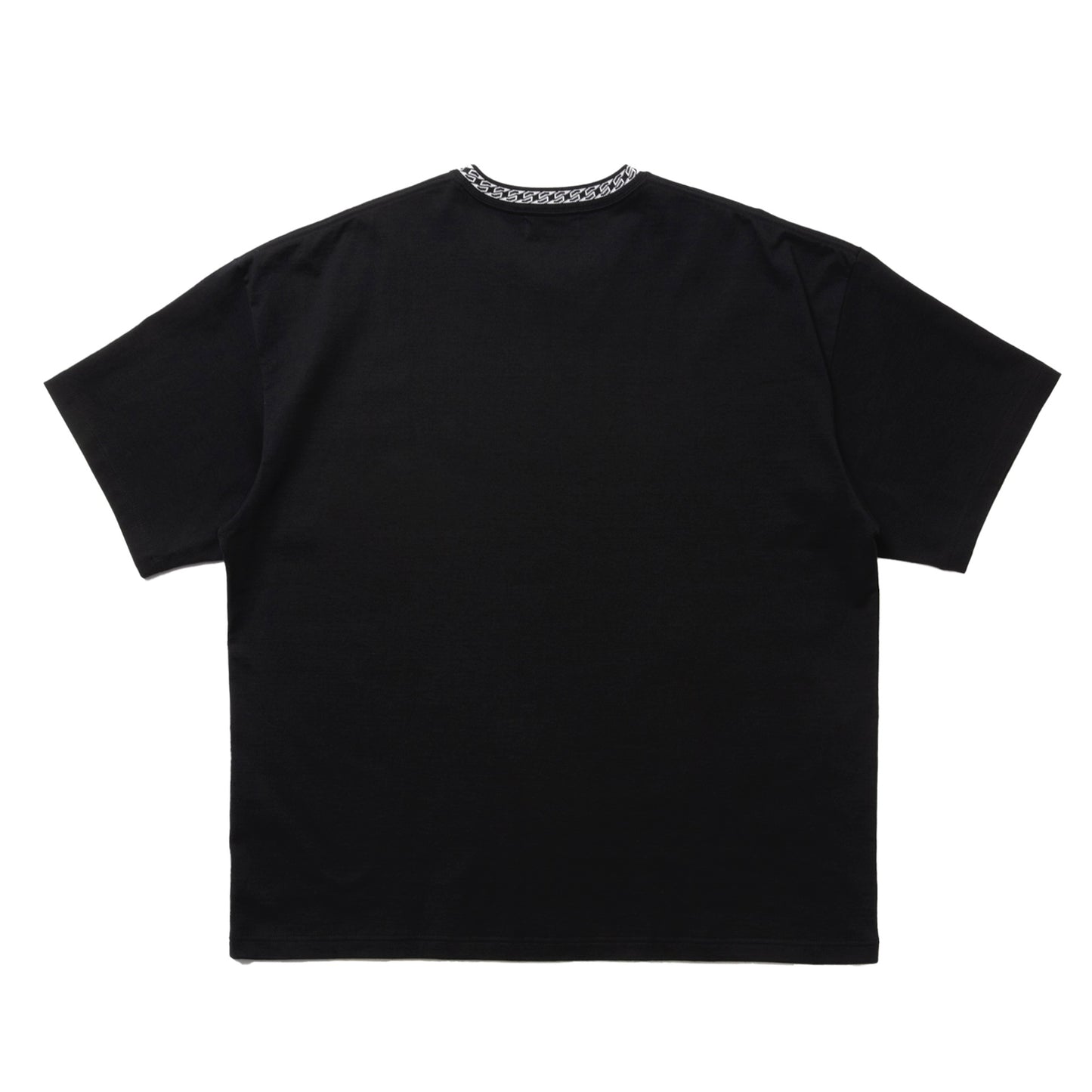 Jacquard Neck S/S Tee