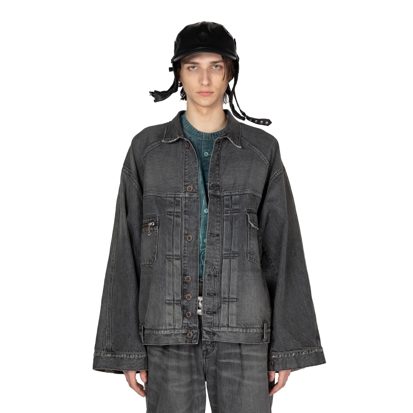 "Inception" Vintage Washed Denim Jacket