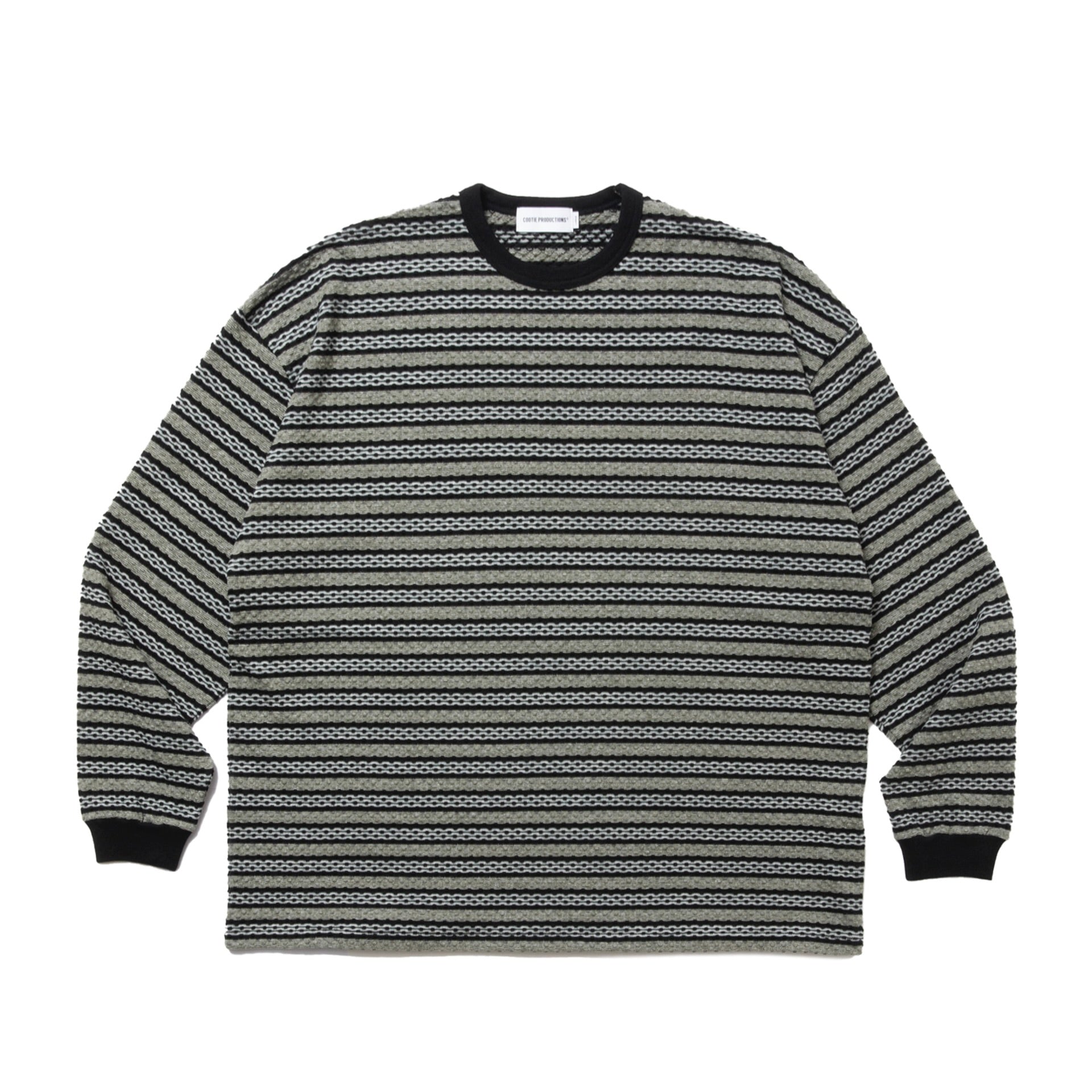 Jacquard Border L/S Tee – TIME AFTER TIME