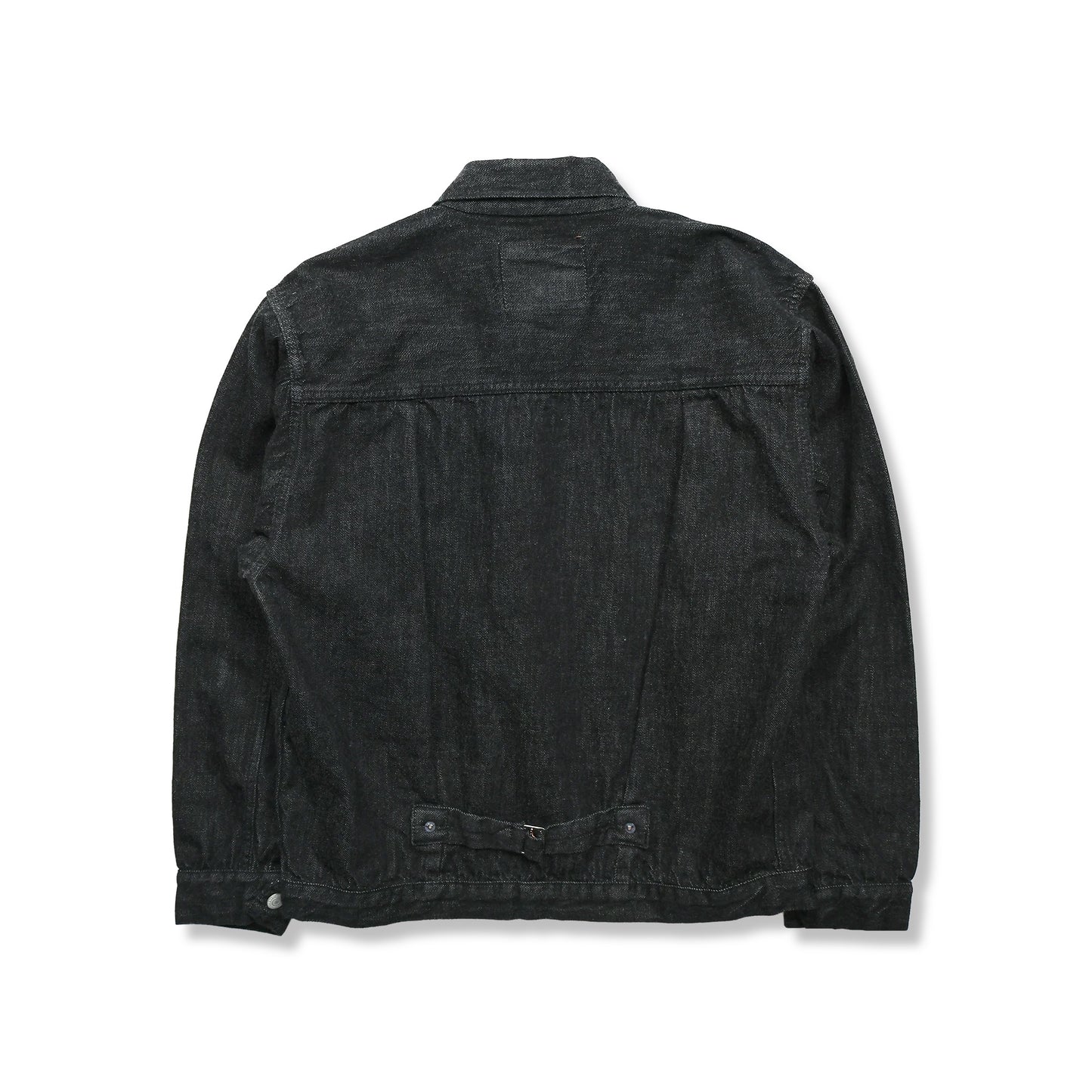 2107BKSS Type 1 Black Denim Jacket 11.5oz (Super Smooth) (One Wash)