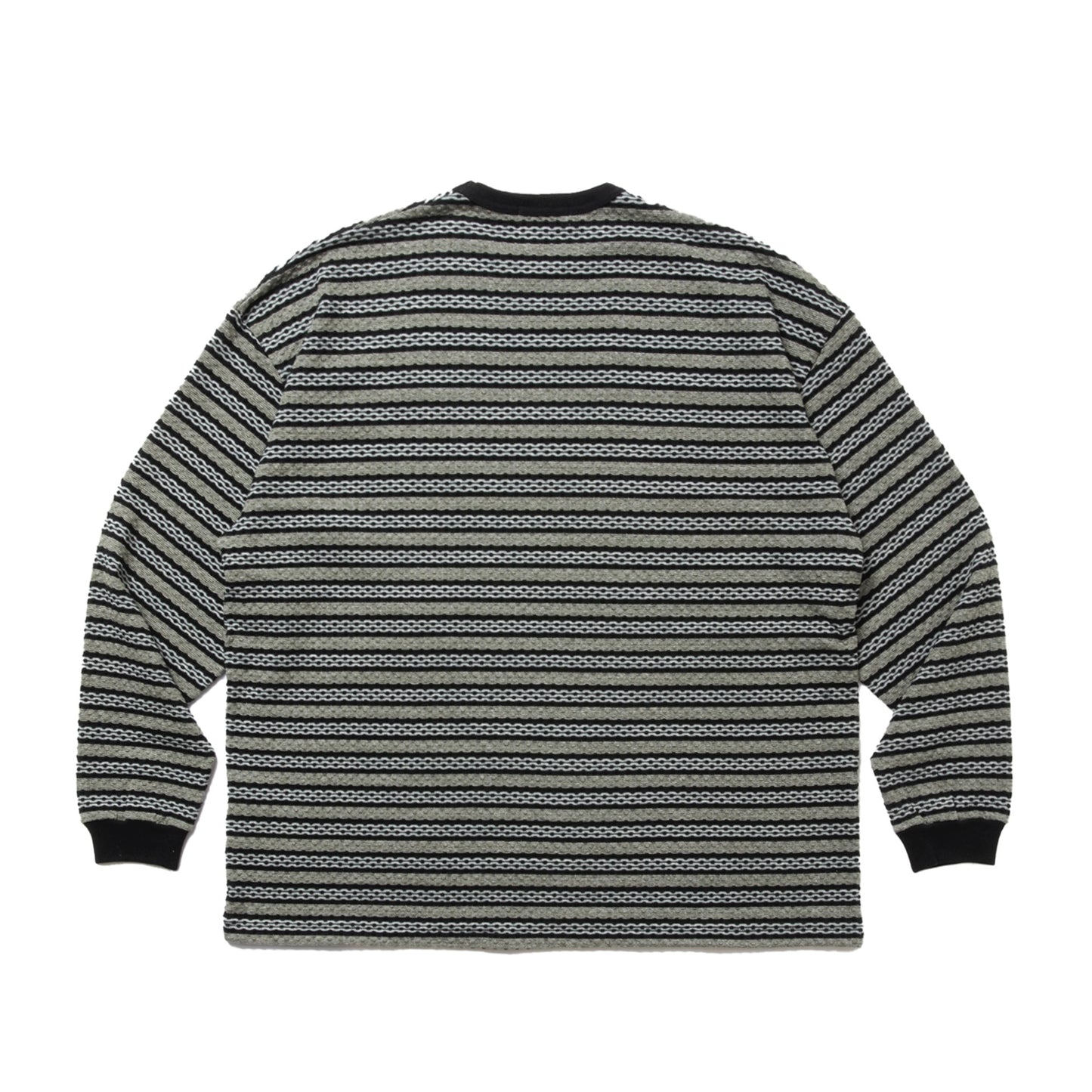 Jacquard Border L/S Tee