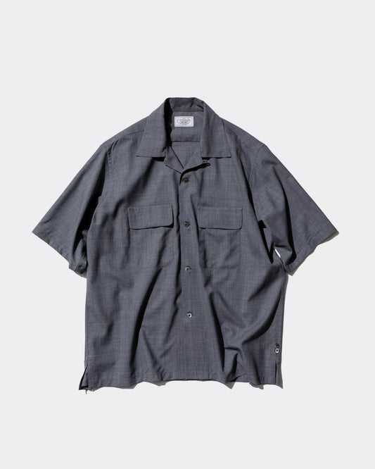 Unlikely 2P Sports Open Shirts S/S Tropical  GRAY