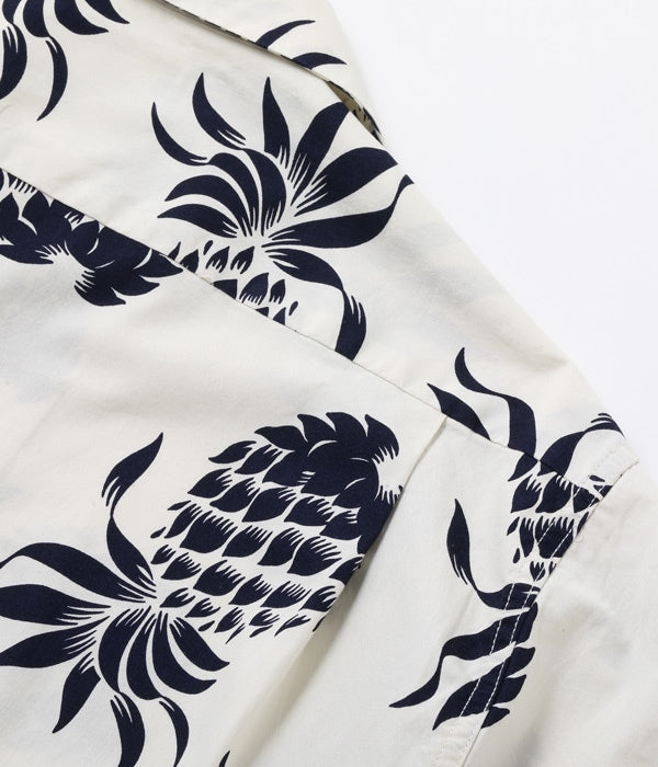 DUKE KAHANAMOKU COTTON HAWAIIAN SHIRT “DUKE'S PINEAPPLE” DK37811