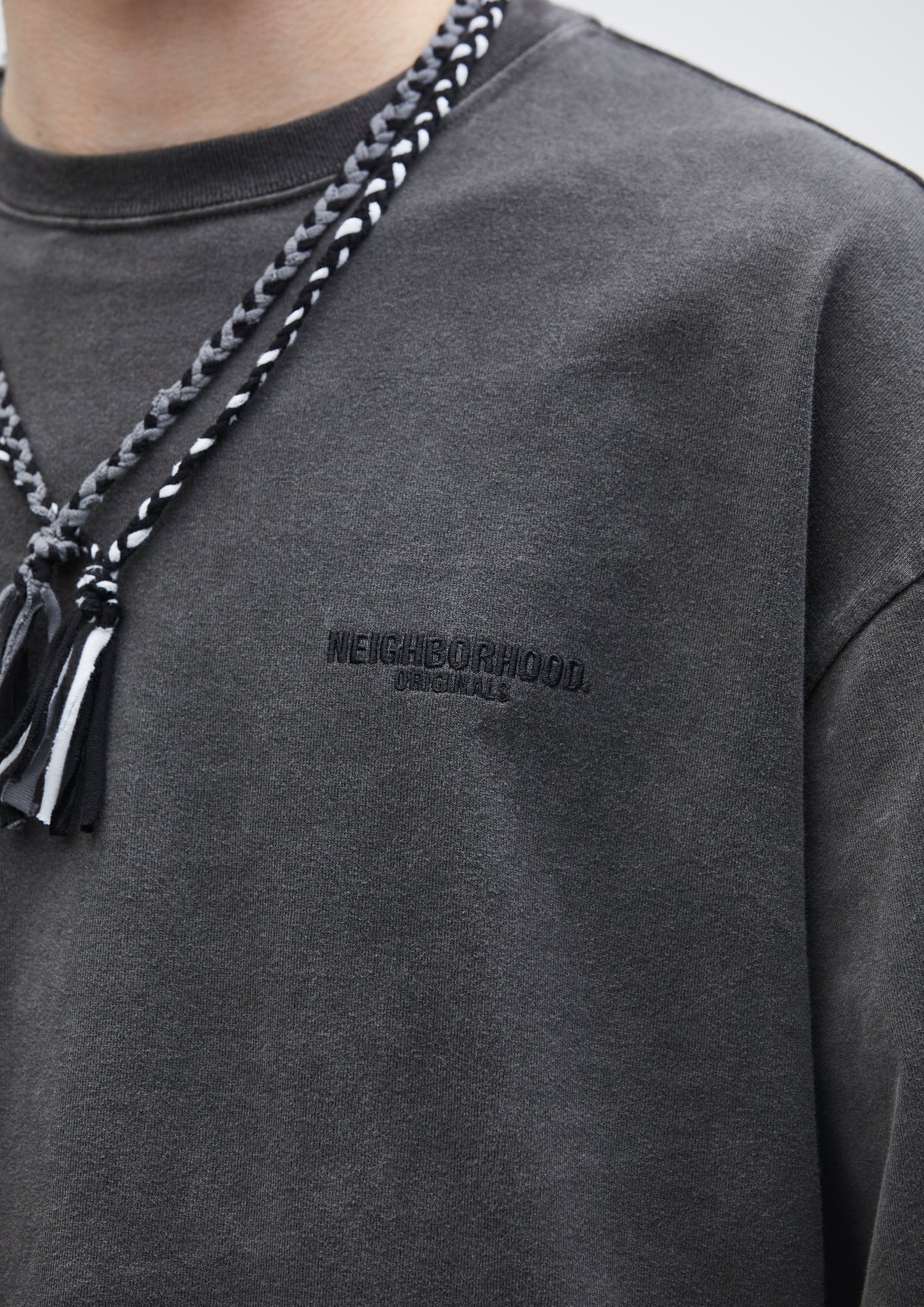 PIGMENT DYED CREWNECK SS