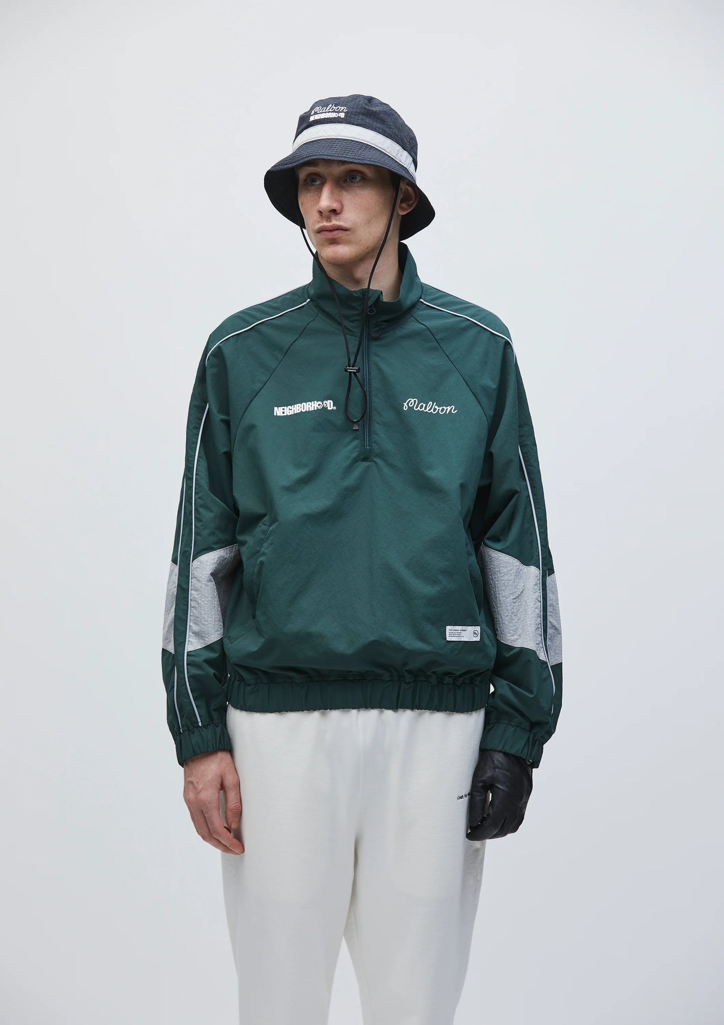 NH × MALBON GOLF. QUARTER ZIP JACKET
