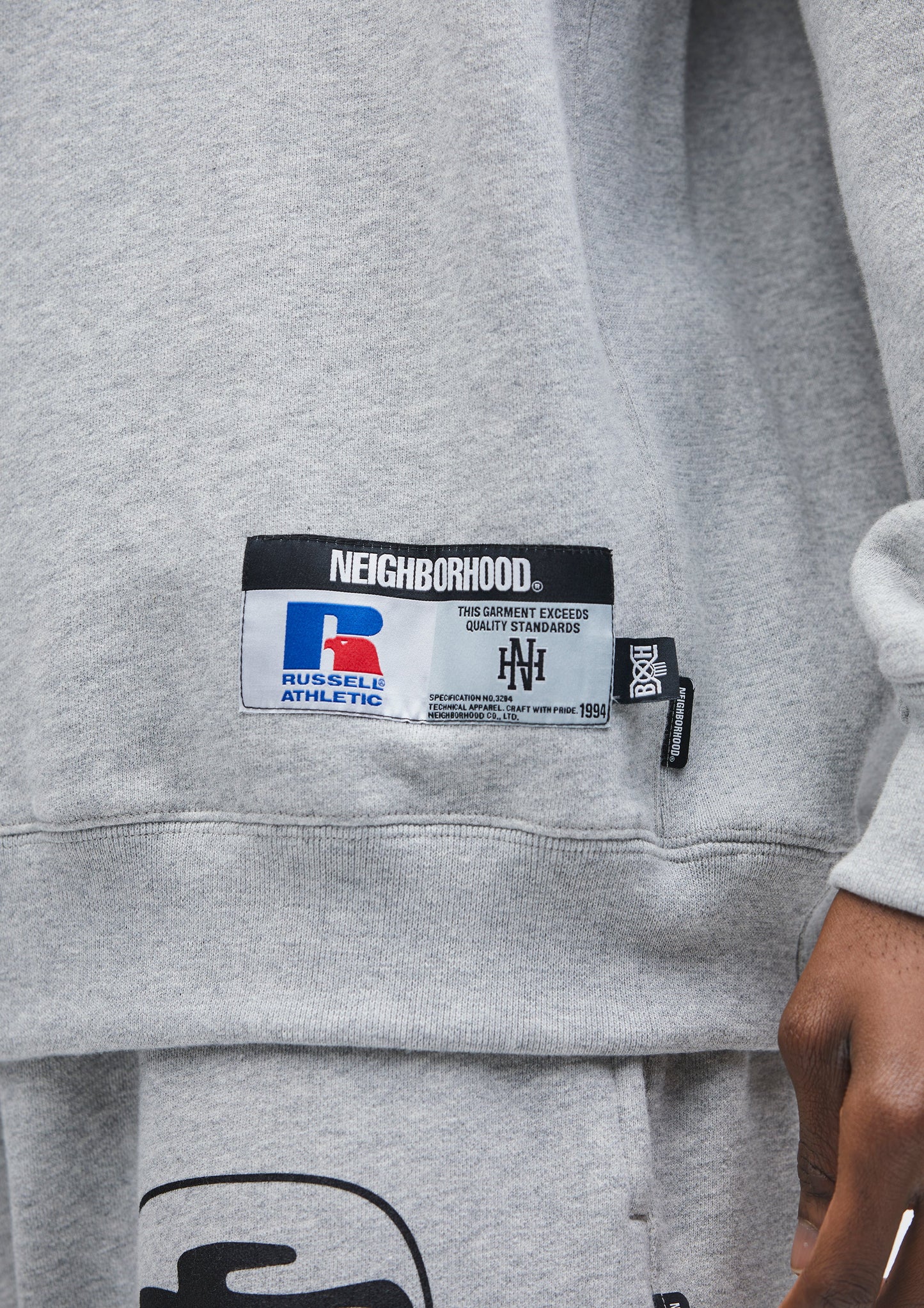 NH × BOUNTY HUNTER × RUSSELL ATHLETIC. SWEAT SHIRT LS