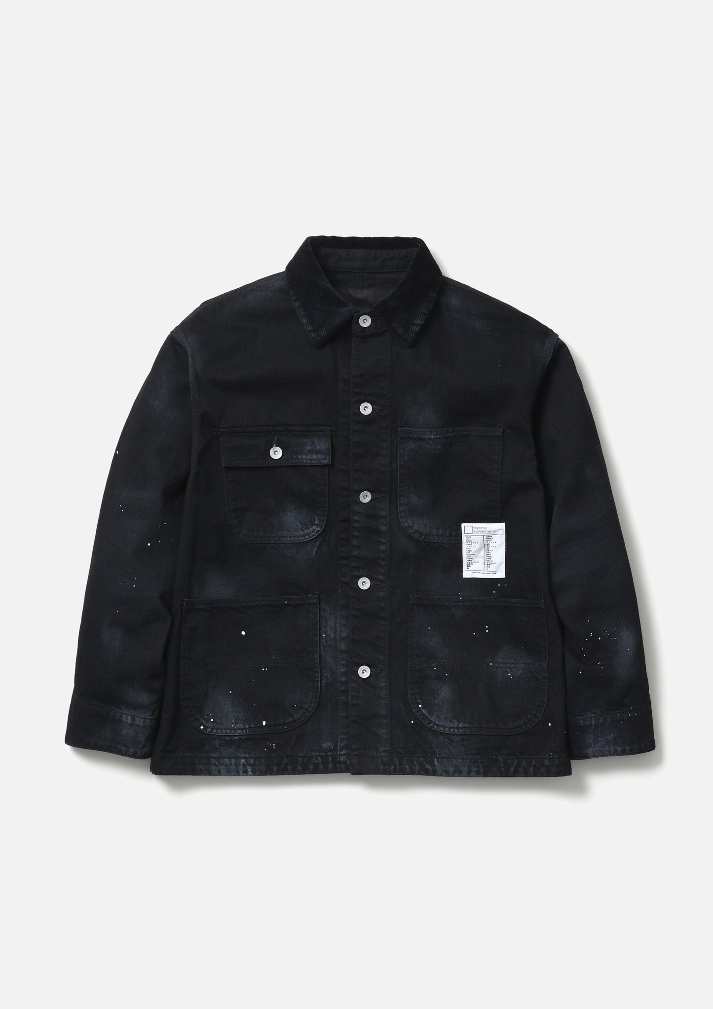 BW. WASHED COVERALL JACKET