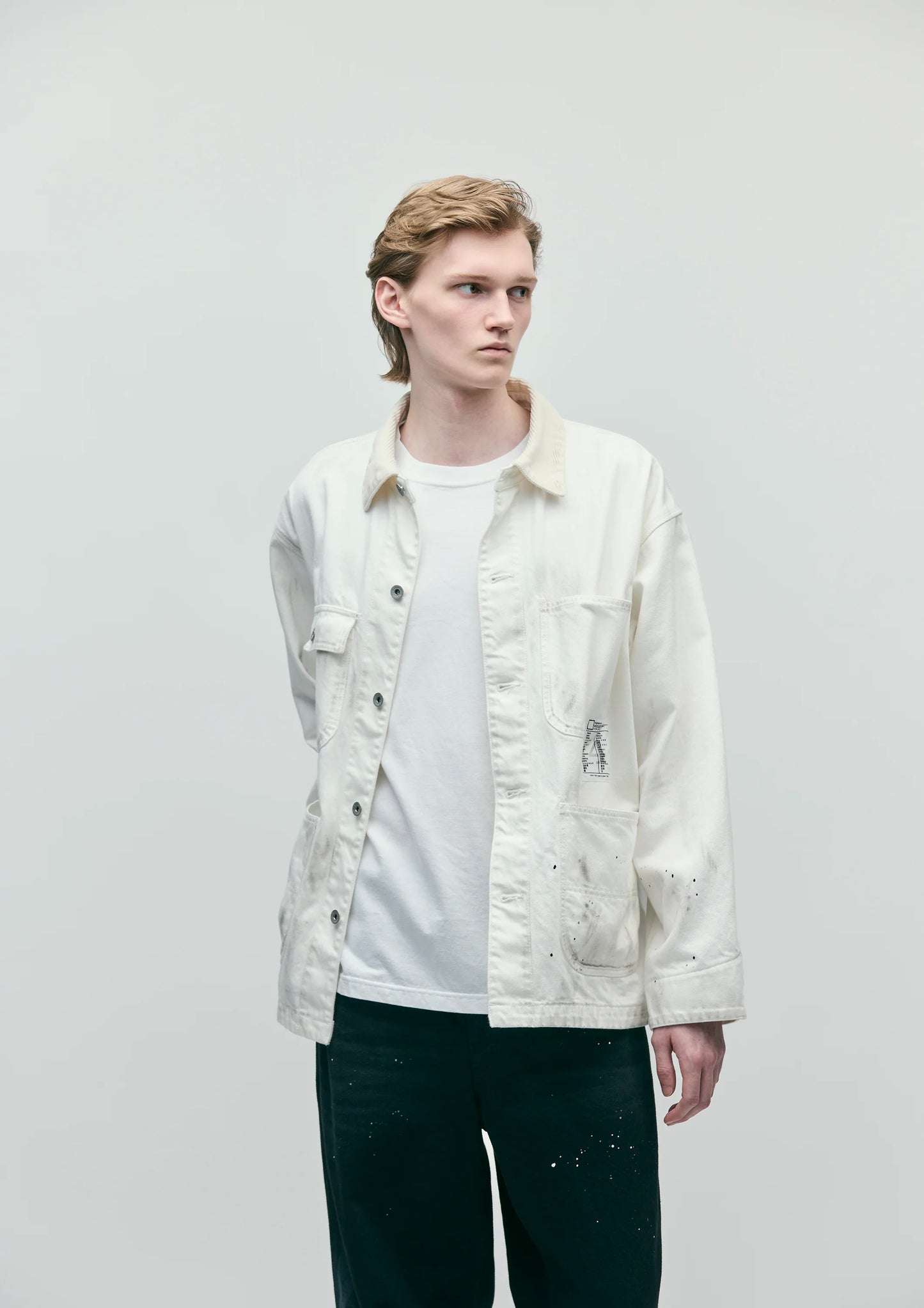 BW. WASHED COVERALL JACKET