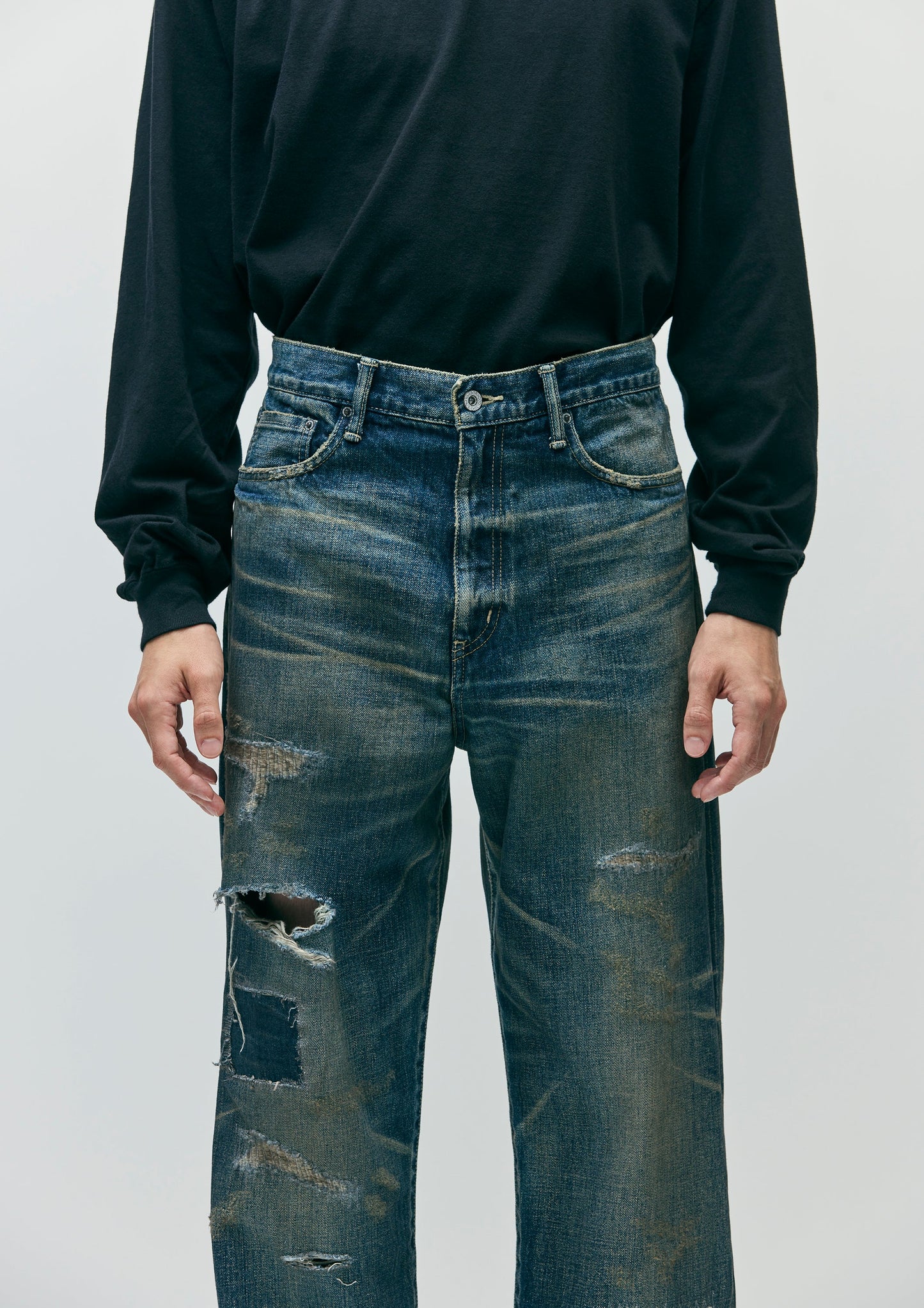 SAVAGE DENIM DP BASIC PANTS