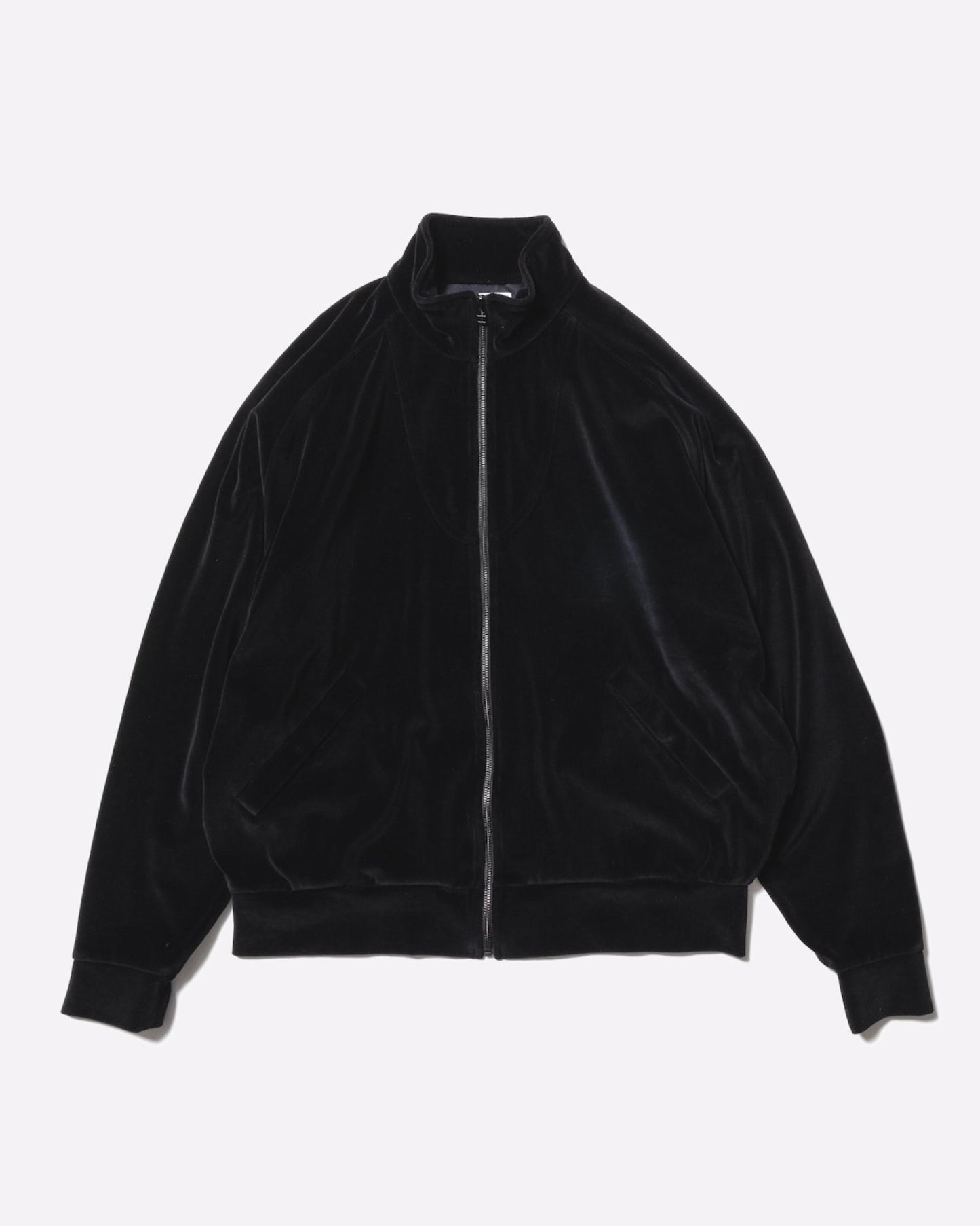 Unlikely Velour Track Jacket BLACK