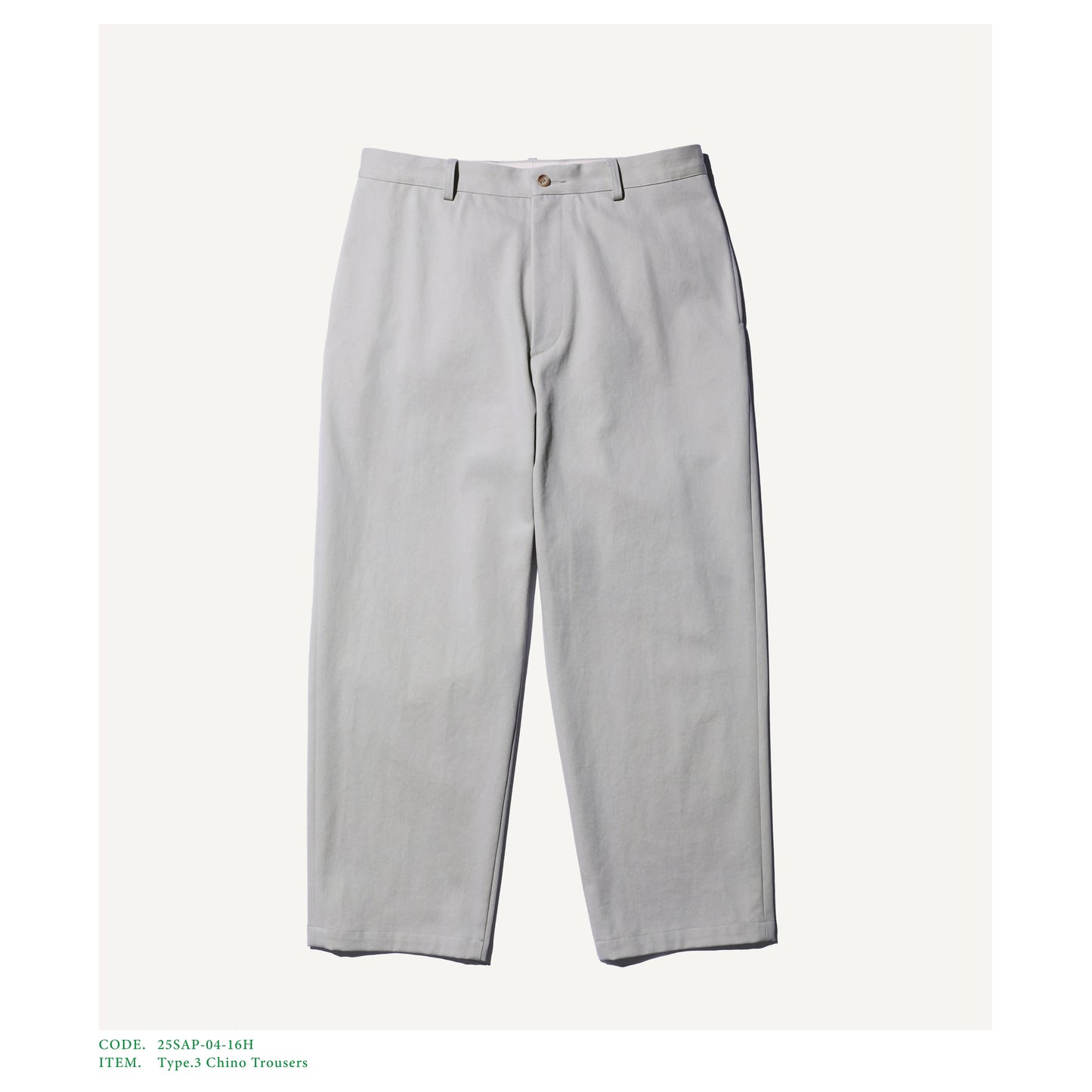 Type. 3 Chino Trousers