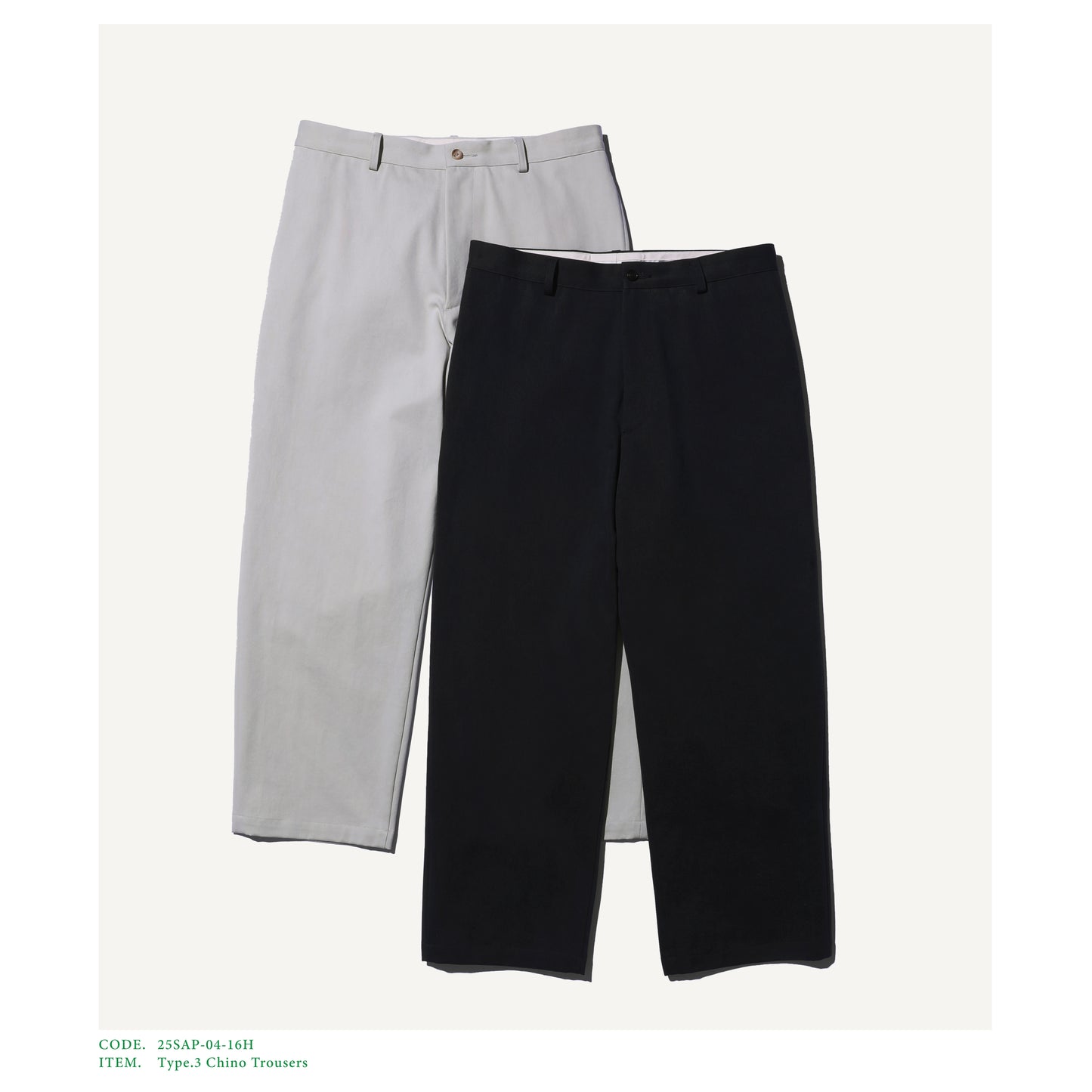 Type. 3 Chino Trousers