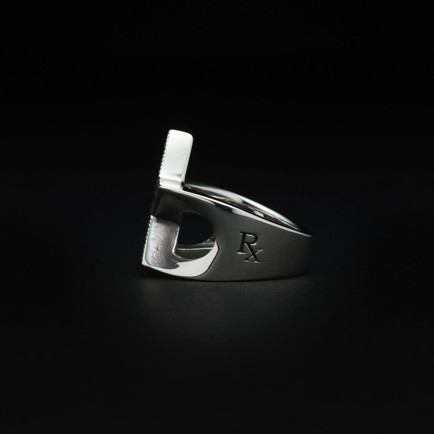Engraved Star Ring