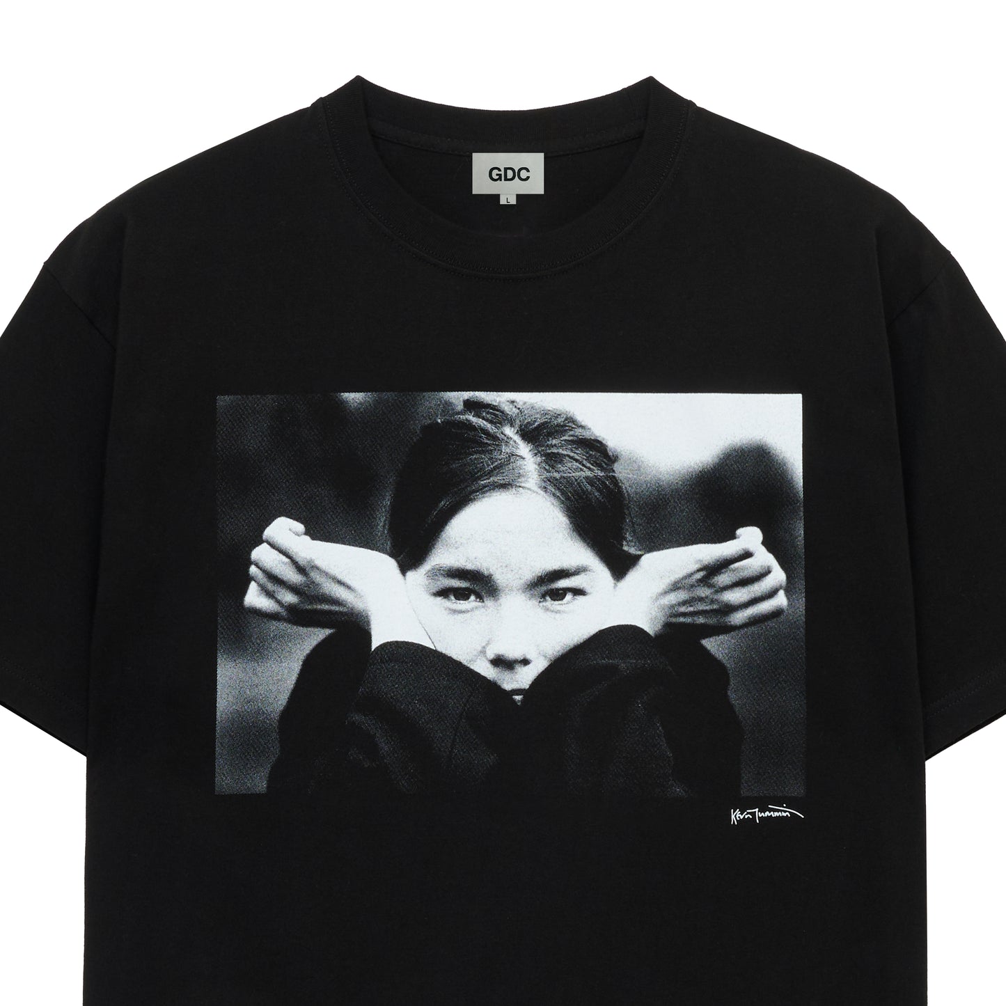【Bjork by Kevin Cummins×GDC】Monochrome Tee