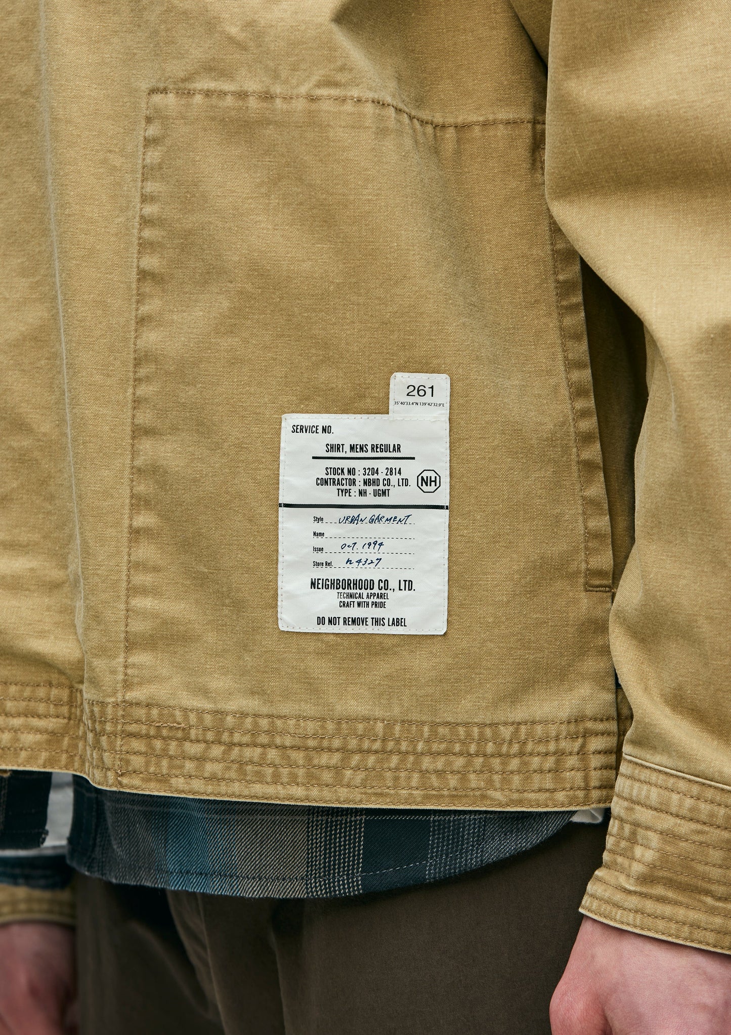 ZIP FIELD SHIRT LS