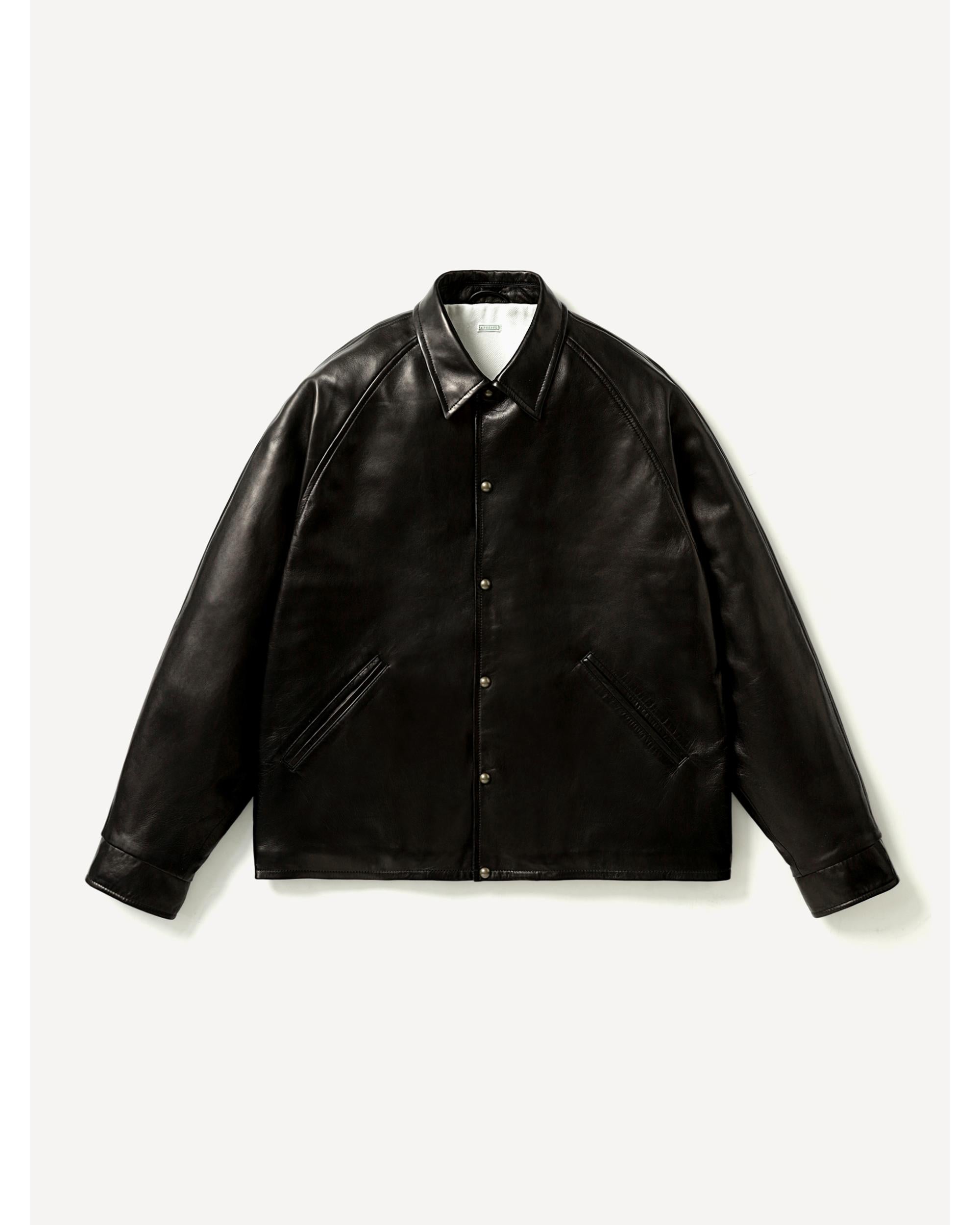 Leather Coach Jacket – TIME AFTER TIME