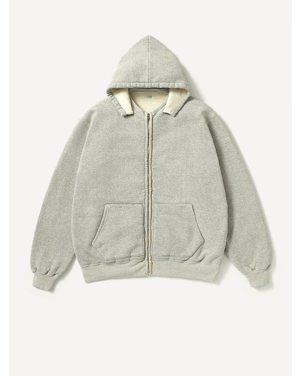 Vintage Attached Hood Zip Parka