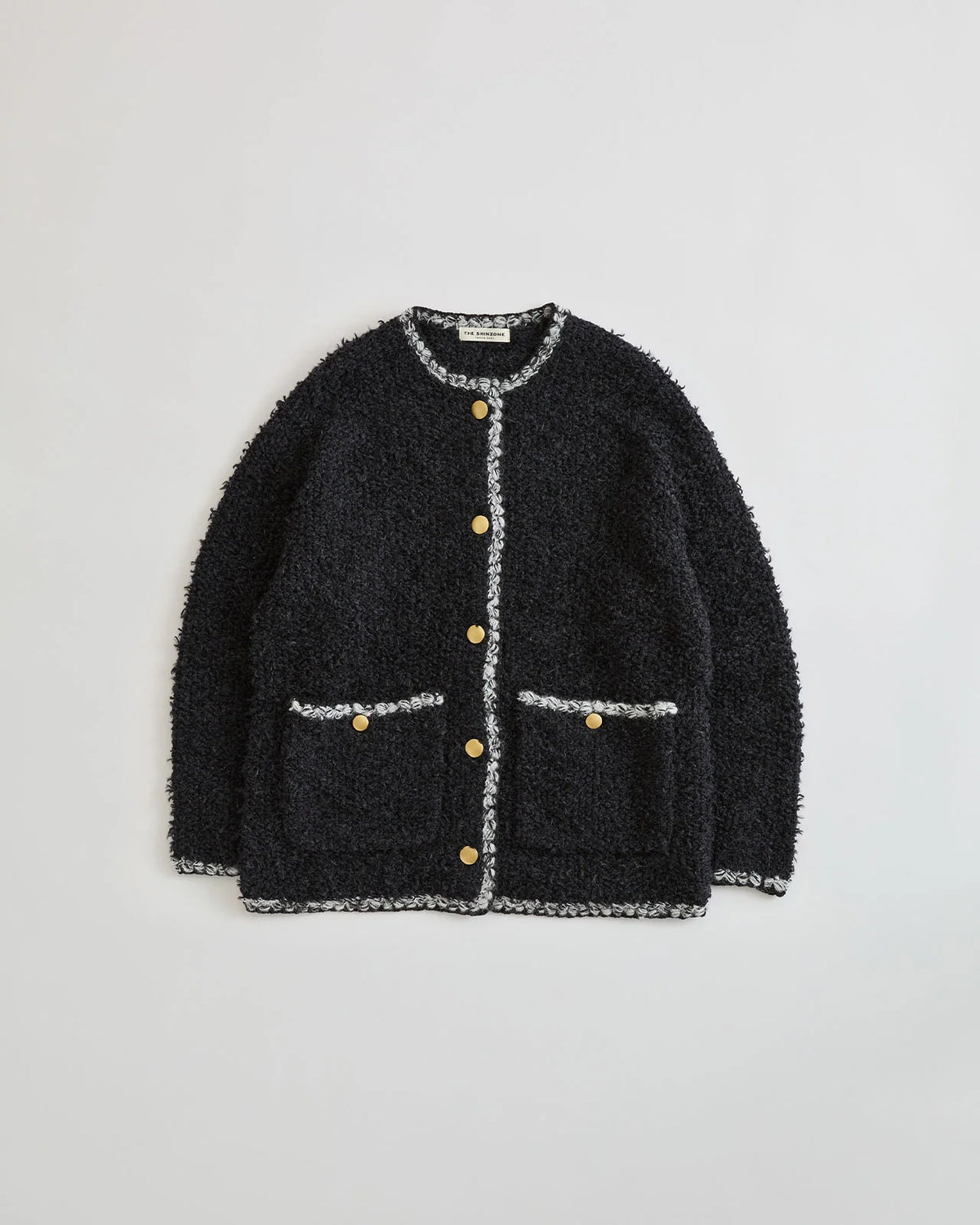 TWEED KNIT CARDIGAN