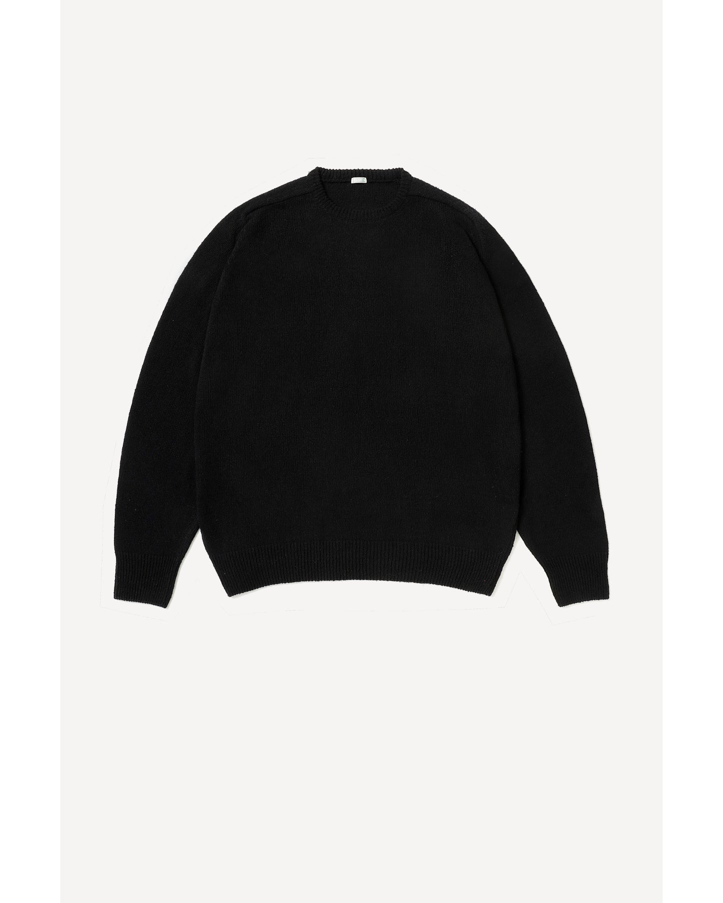 Washed Silk Nep Crew Neck Sweater