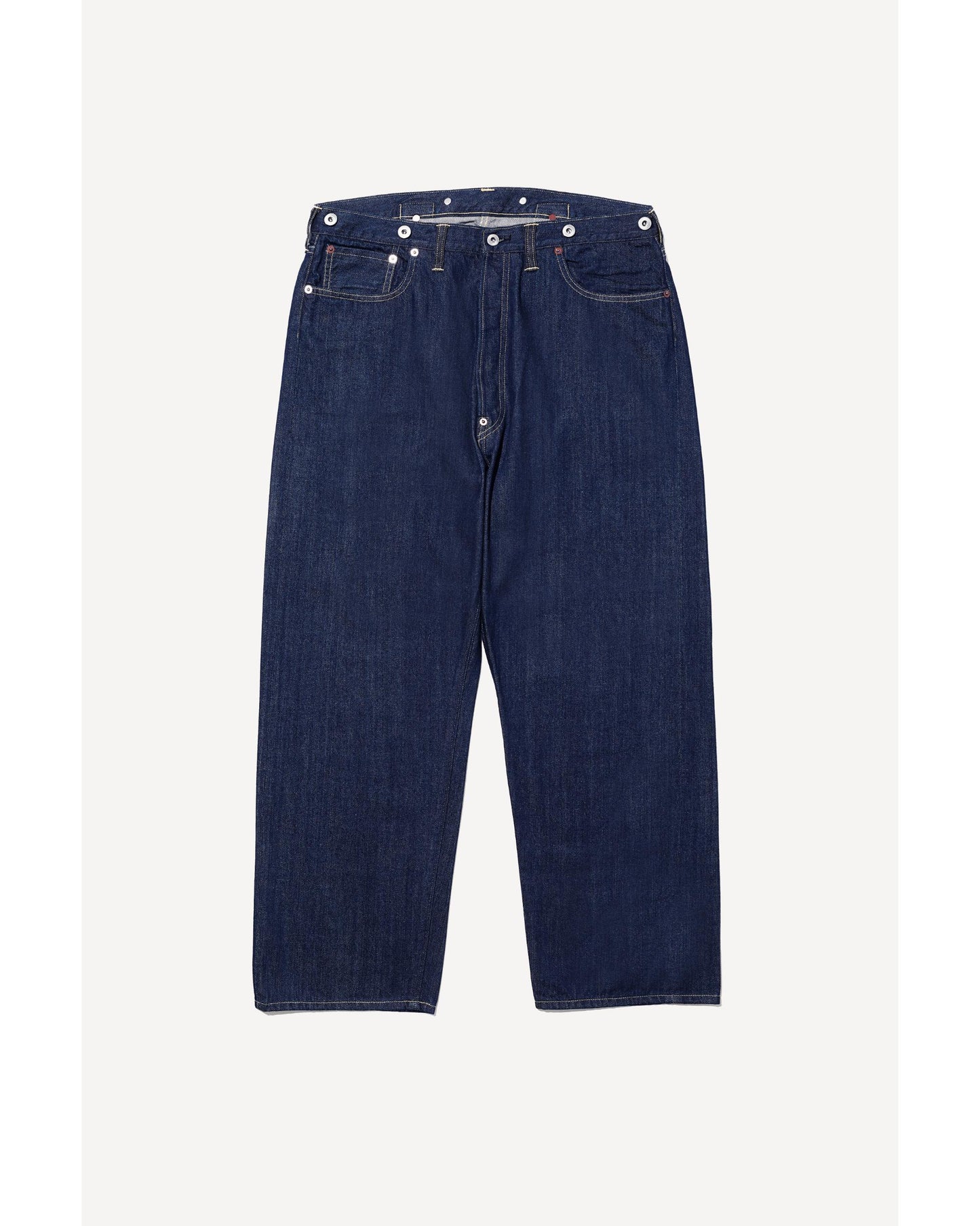 No.22 Washed Wide Denim Pants