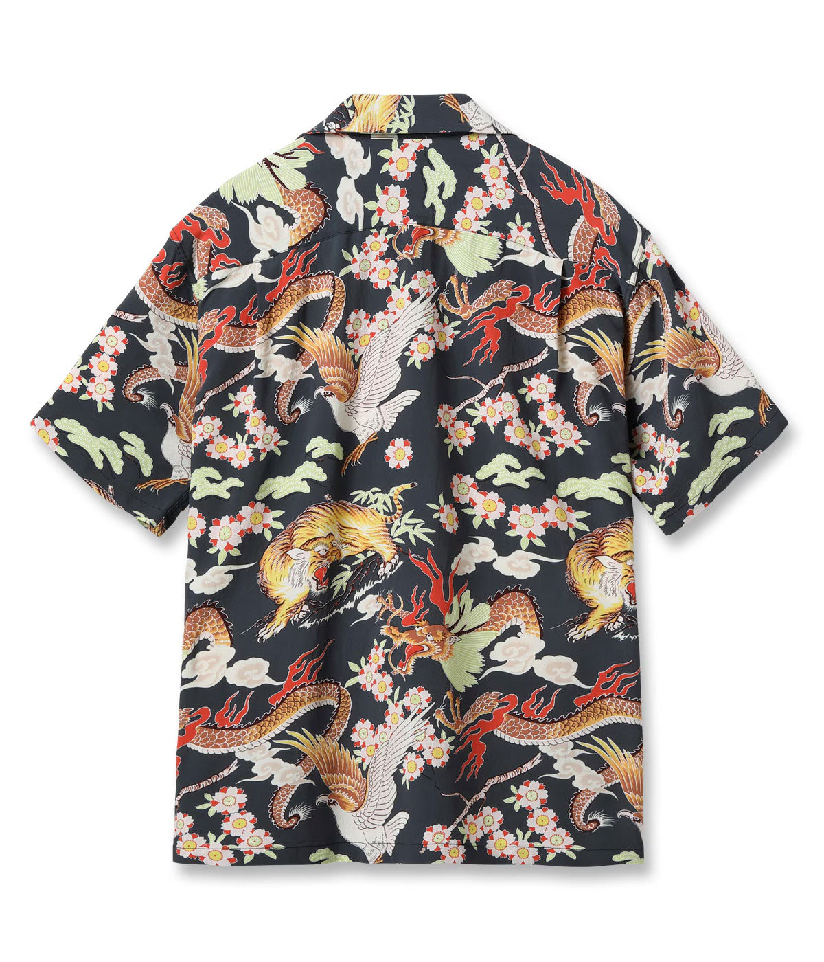 RAYON HAWAIIAN SHIRT “THE TRIANGULAR FIGHT” SS39414