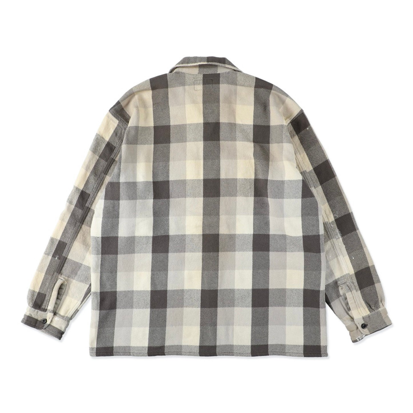 DAMAGED AND STAINED FLANNEL SHIRT