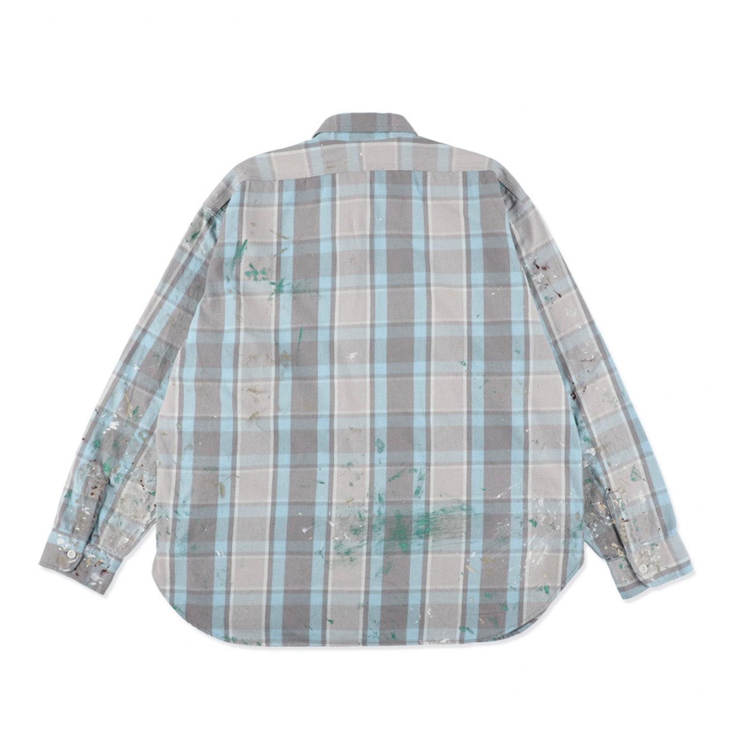 PAINTER'S PAINT STAINED FLANNEL SHIRT