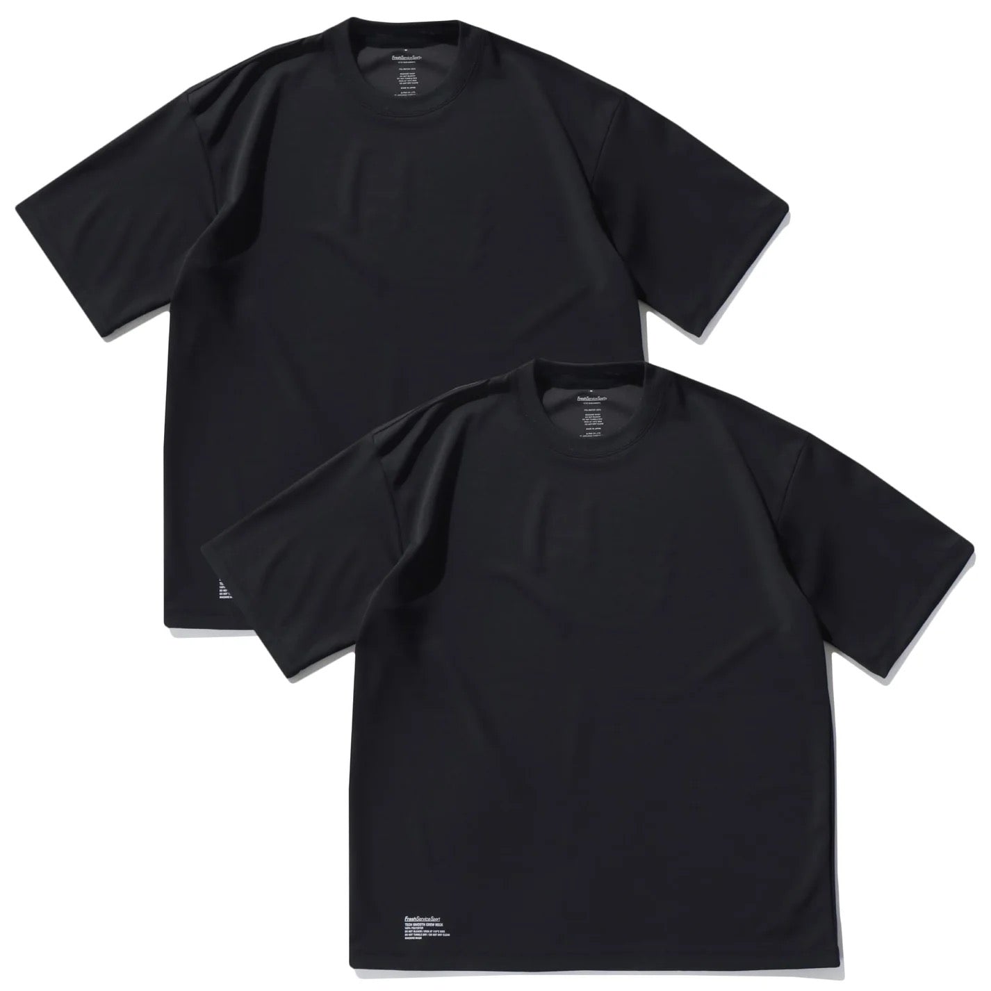 2-PACK TECH SMOOTH S/S CREW NECK