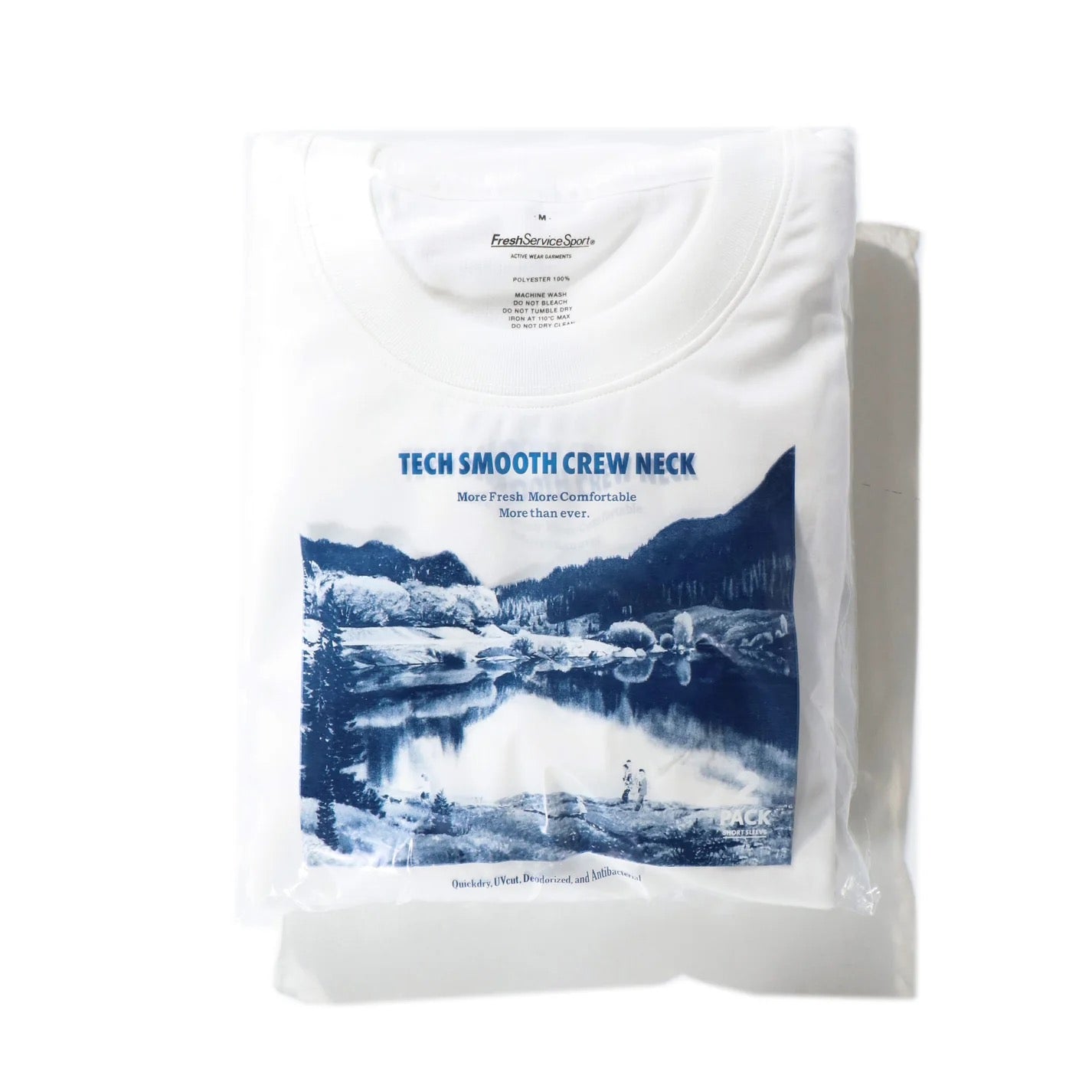 2-PACK TECH SMOOTH S/S CREW NECK