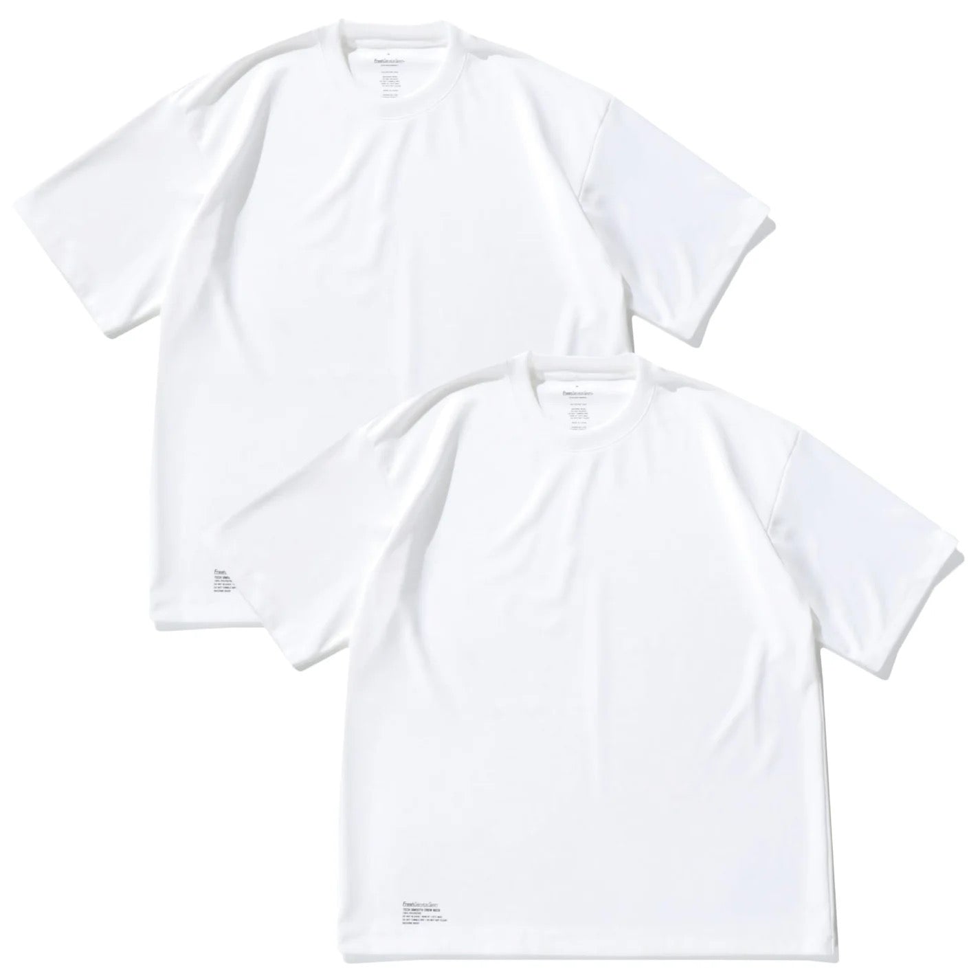 2-PACK TECH SMOOTH S/S CREW NECK