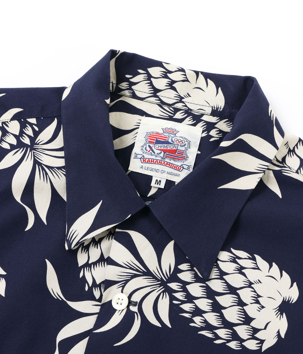 DUKE KAHANAMOKU COTTON HAWAIIAN SHIRT “DUKE'S PINEAPPLE” DK37811