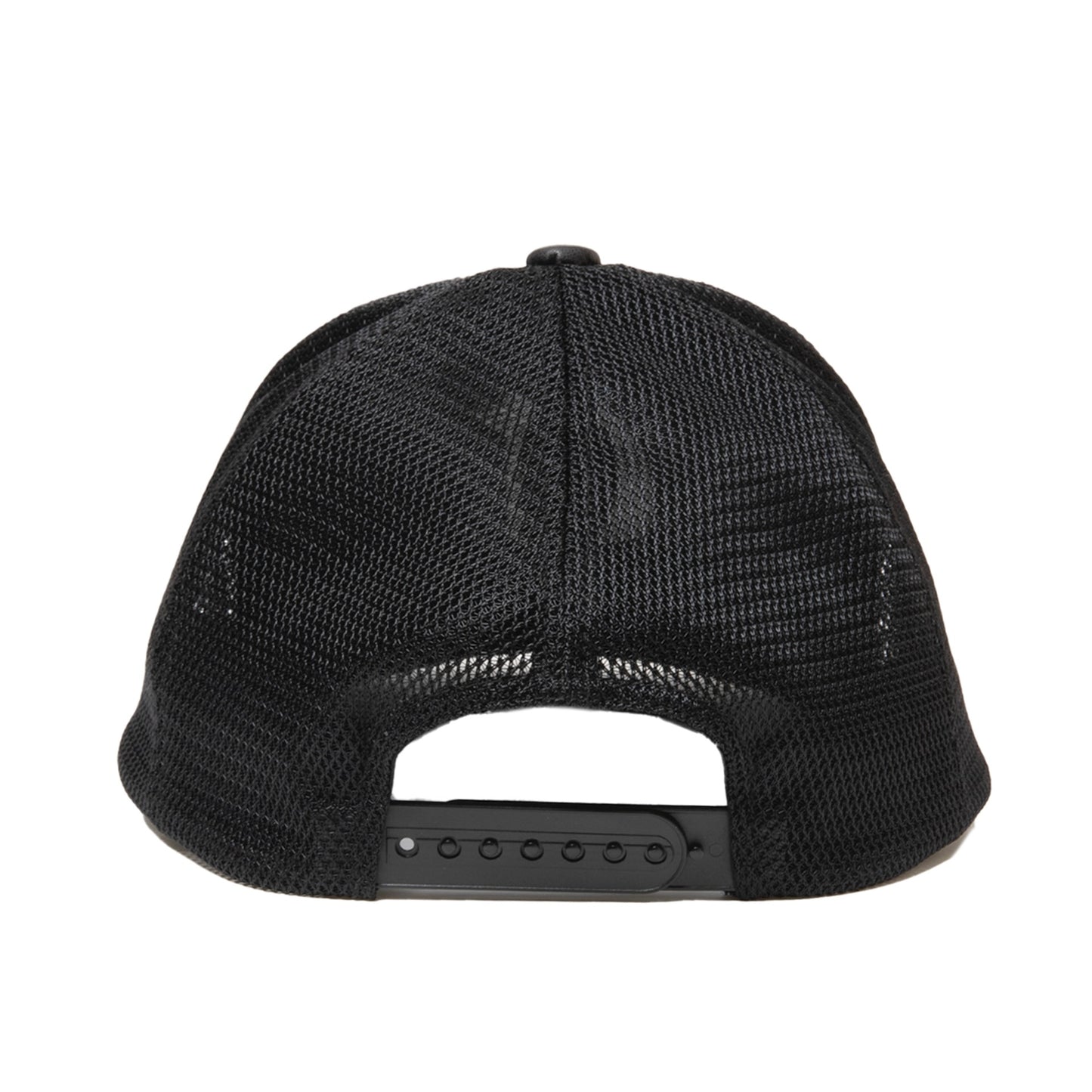 Faux Leather 5 Panel Mesh Cap