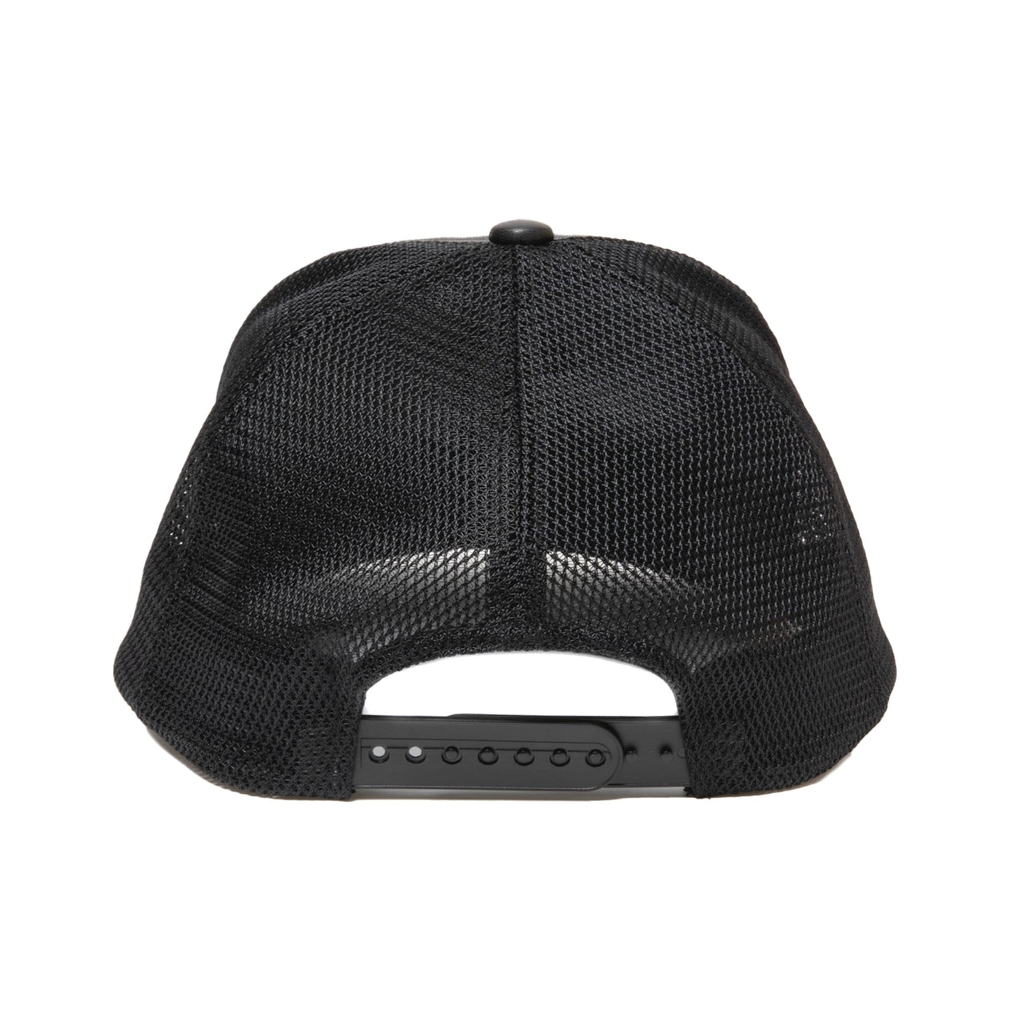 Faux Leather 5 Panel Mesh Cap