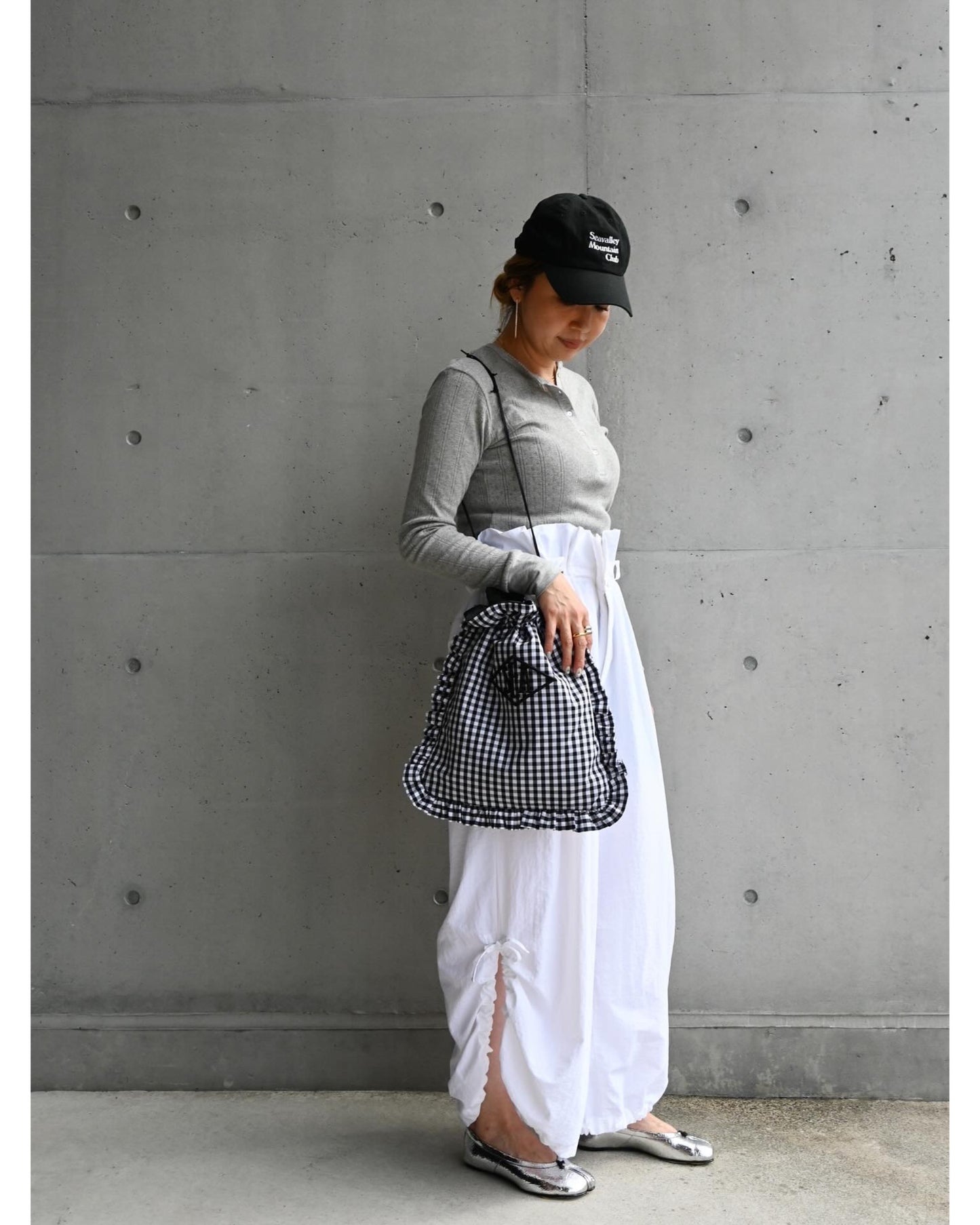 ヘンリーネックL/S TEE