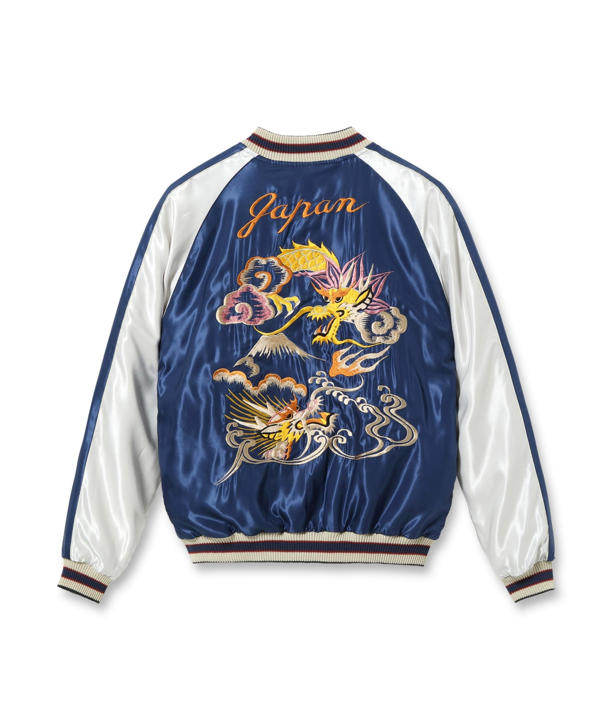 Mid 1950s Style Acetate Souvenir Jacket “BLACK TIGER” × “DUELLING DRAGONS” TT15682-105