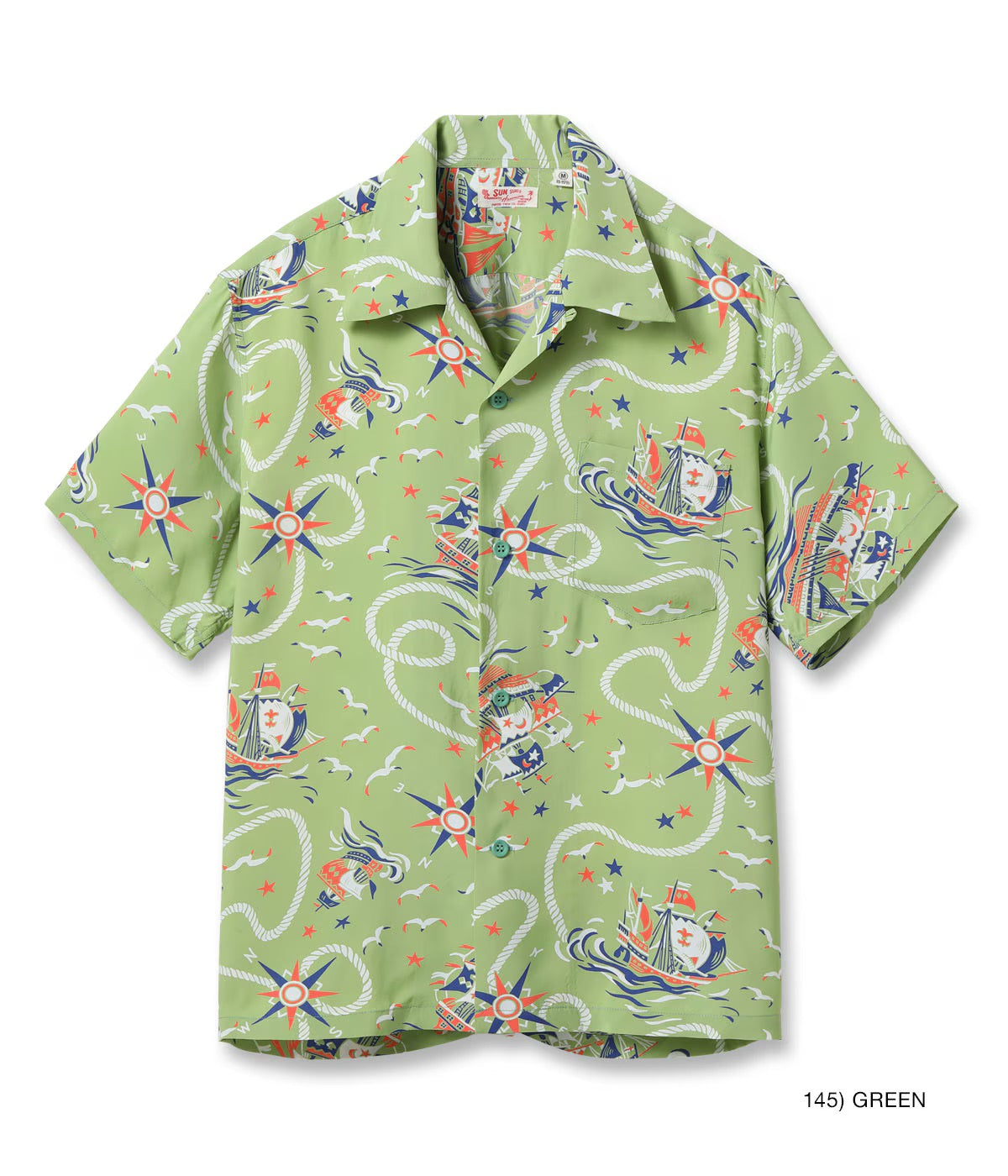 RAYON HAWAIIAN SHIRT “AGE OF DISCOVERY” SS39429