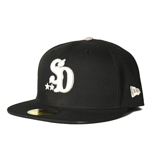 最安通販NEW ERA × SD 20th 59Fifty Logo Cap 7 1/2 帽子