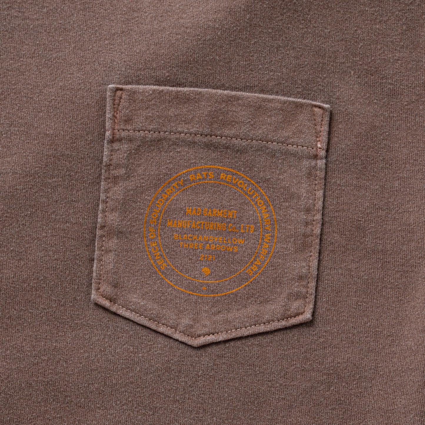 PIGMENT DYED POCKET TEE