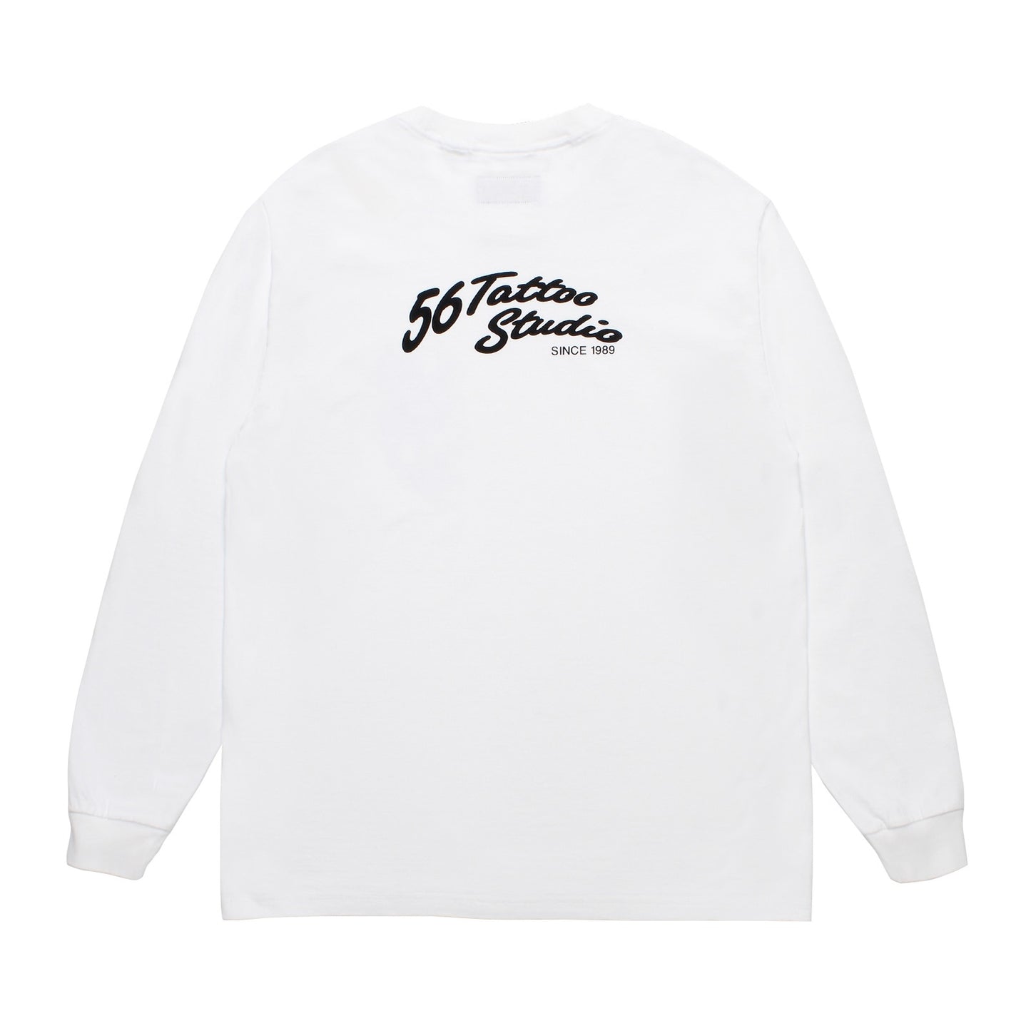 56 TATTOO STUDIO / WASHED HEAVY WEIGHT CREW NECK LONG SLEEVE T-SHIRT