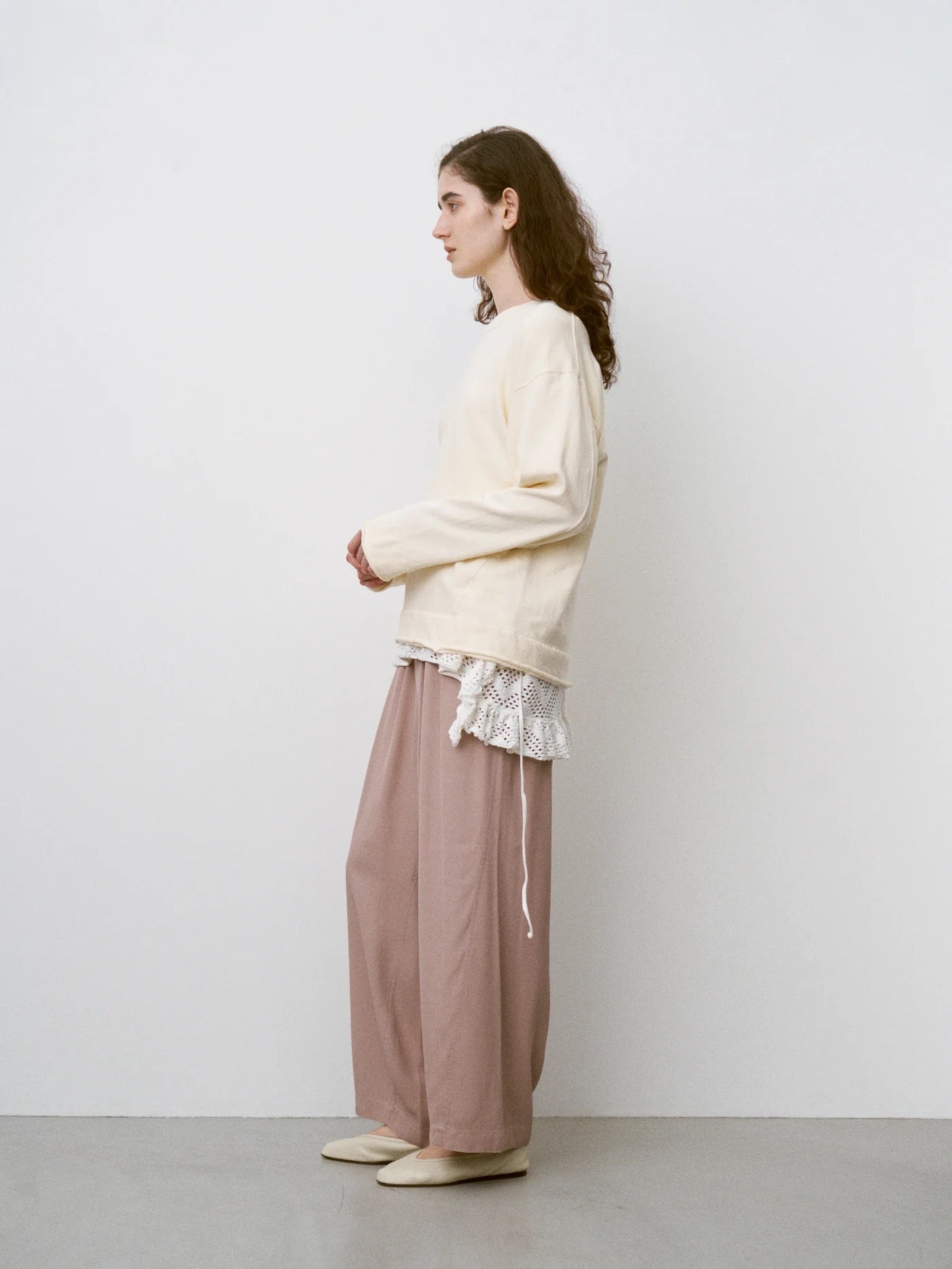 cotton open-end yam terry sweat shirt