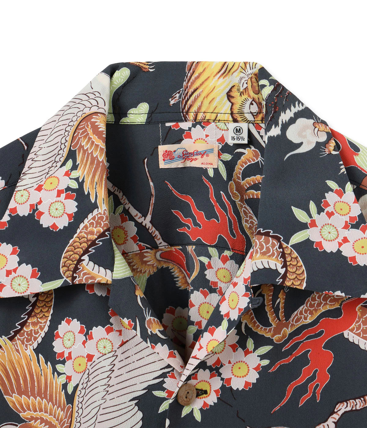 RAYON HAWAIIAN SHIRT “THE TRIANGULAR FIGHT” SS39414