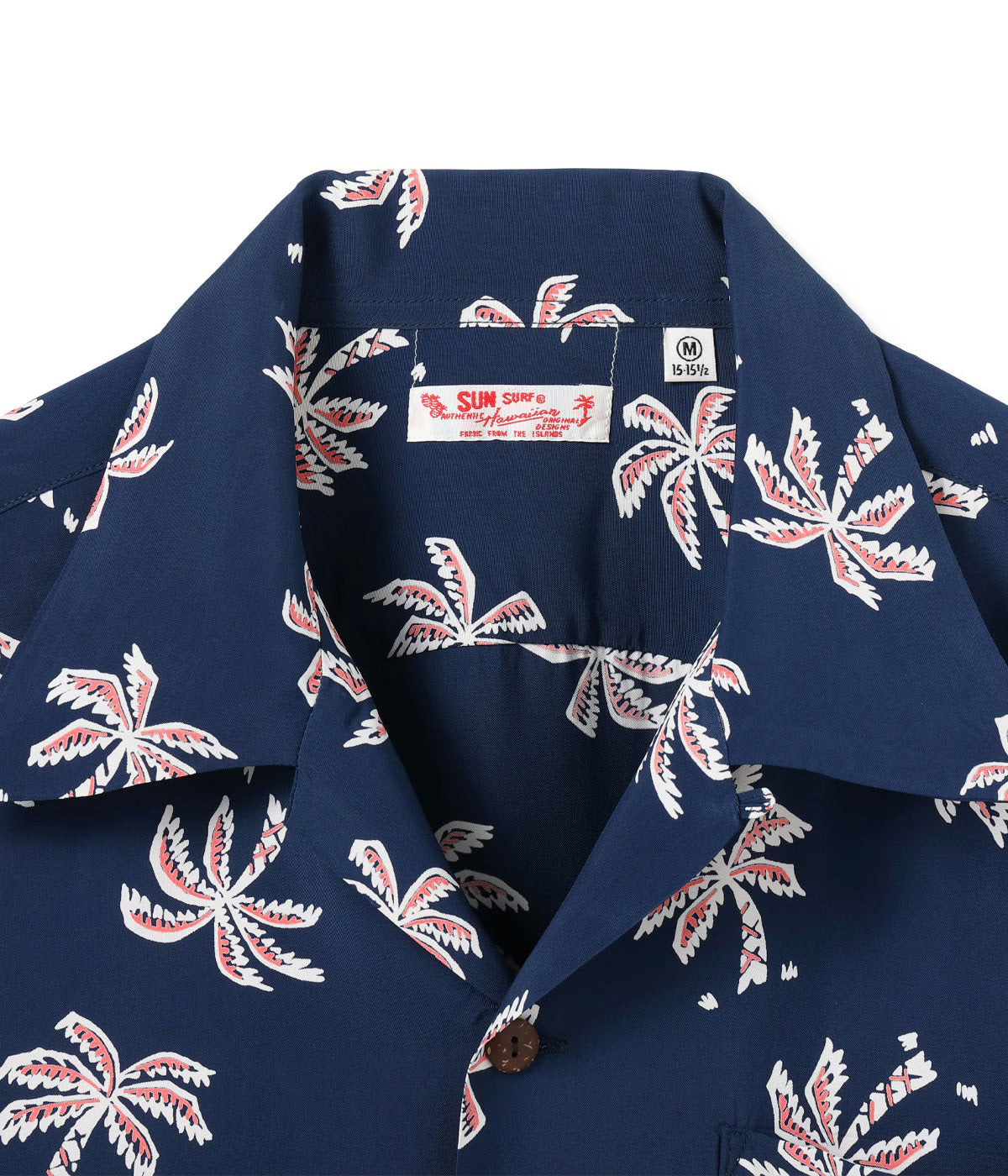 RAYON HAWAIIAN SHIRT “SCATTERED PALMTREE” SS39427