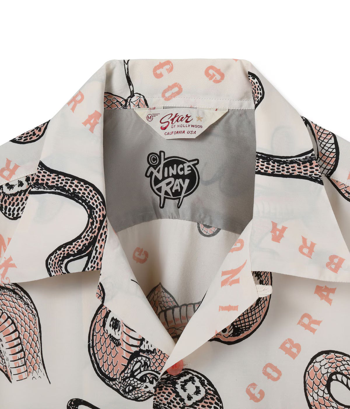HIGH DENSITY RAYON OPEN SHIRT “KING COBRA” by VINCE RAY SH39488
