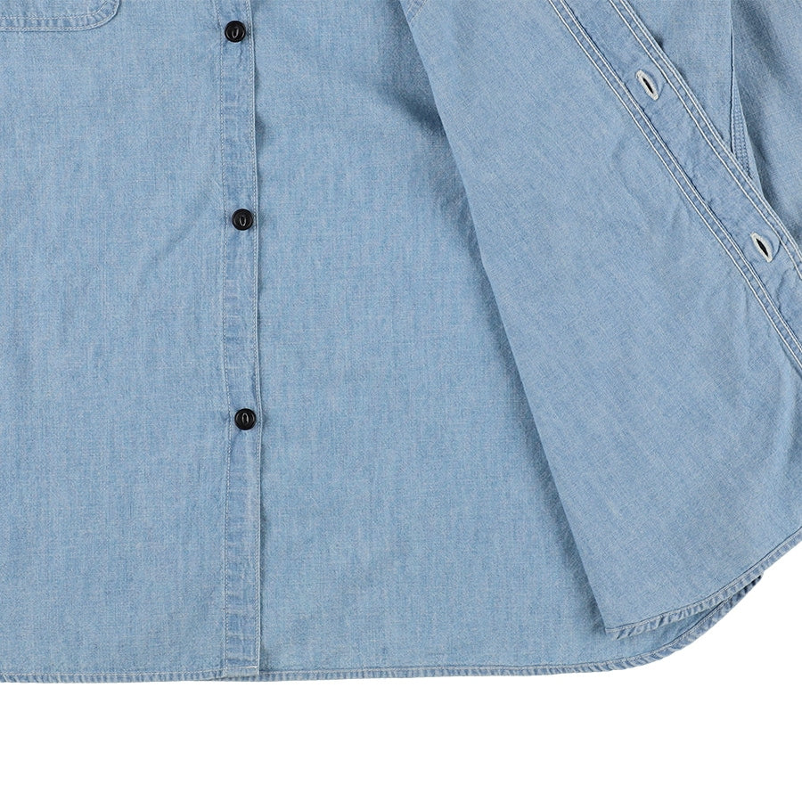 SD Stadium Logo Patch Chambray Shirt